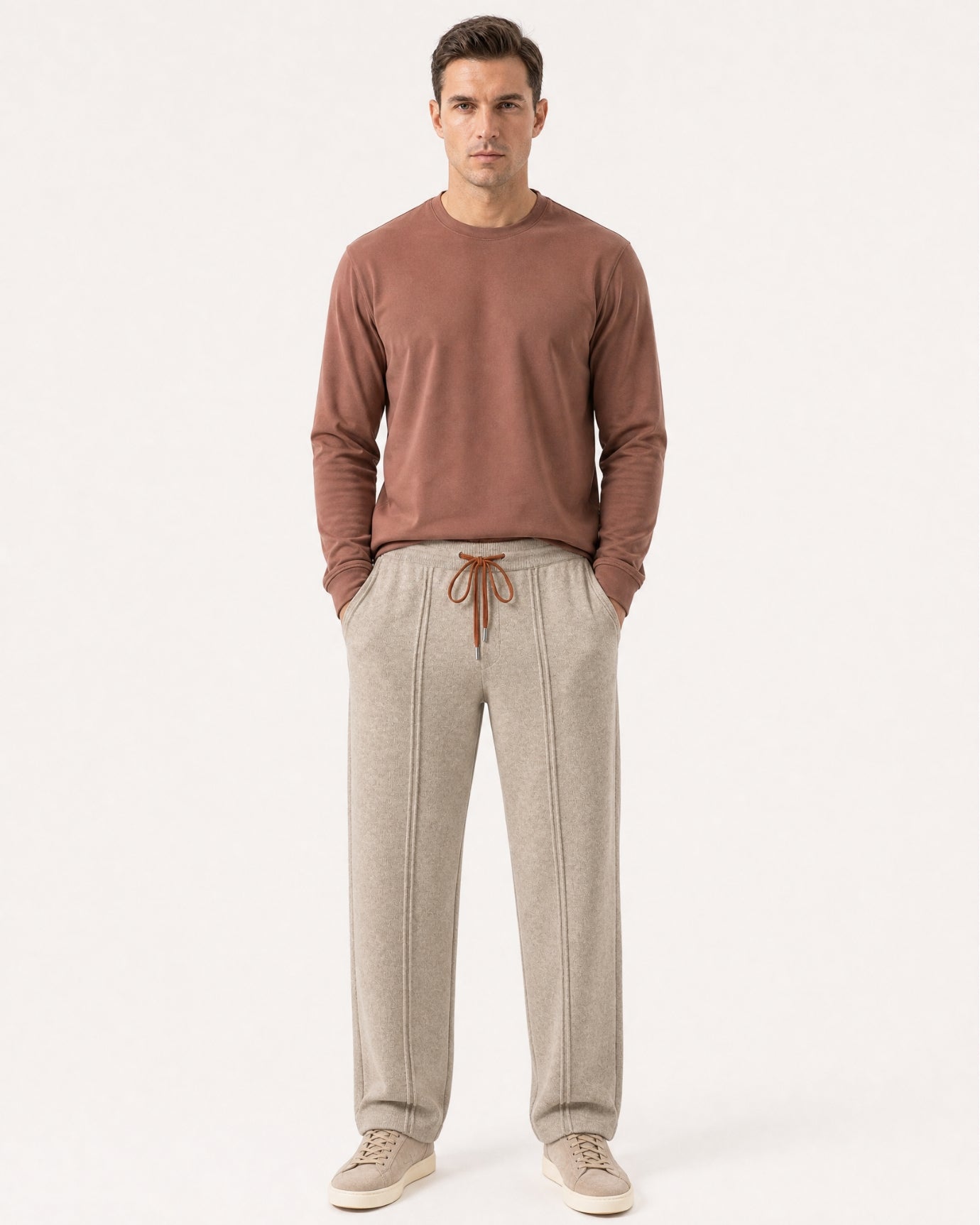 Cashmere Knit Slim-Fit Pants Limited Edition