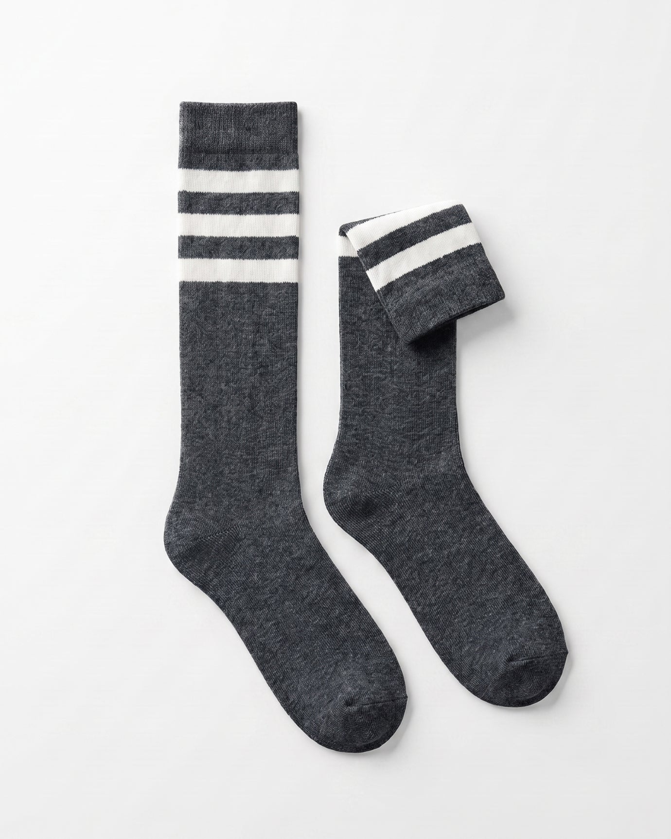 Cashmere Striped Long Socks