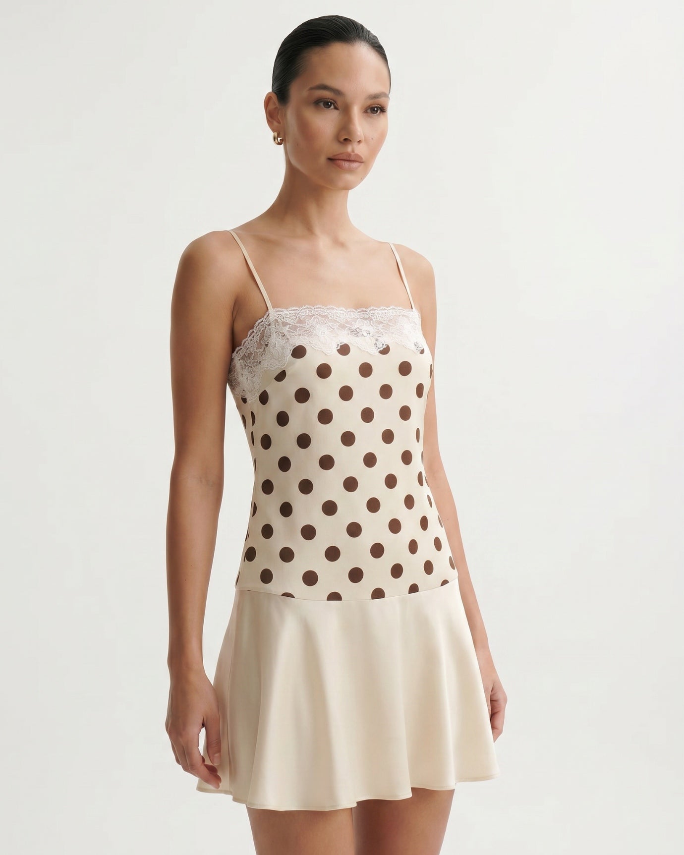 Dreamy Polka Dot Suspender Dress