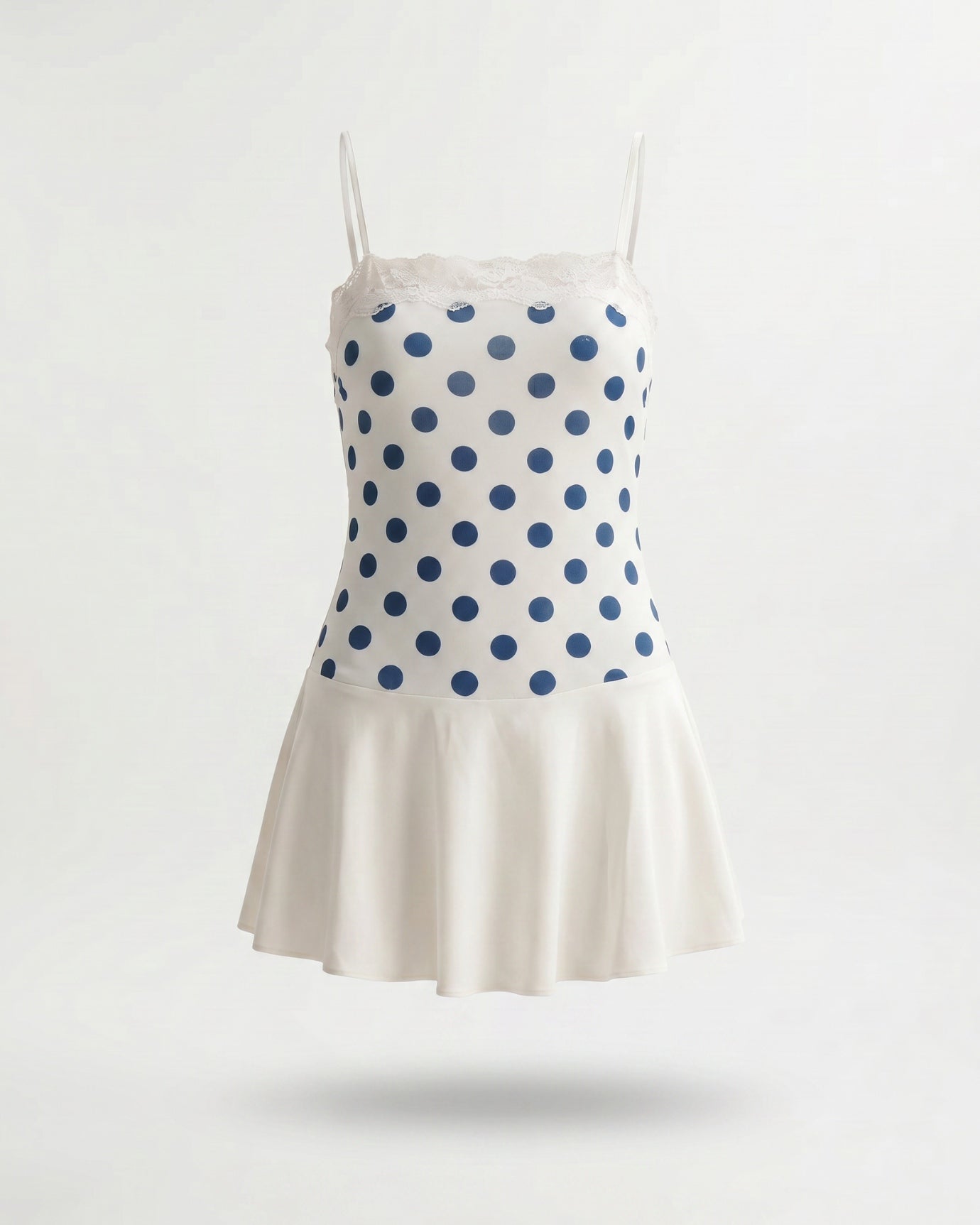 Dreamy Polka Dot Suspender Dress