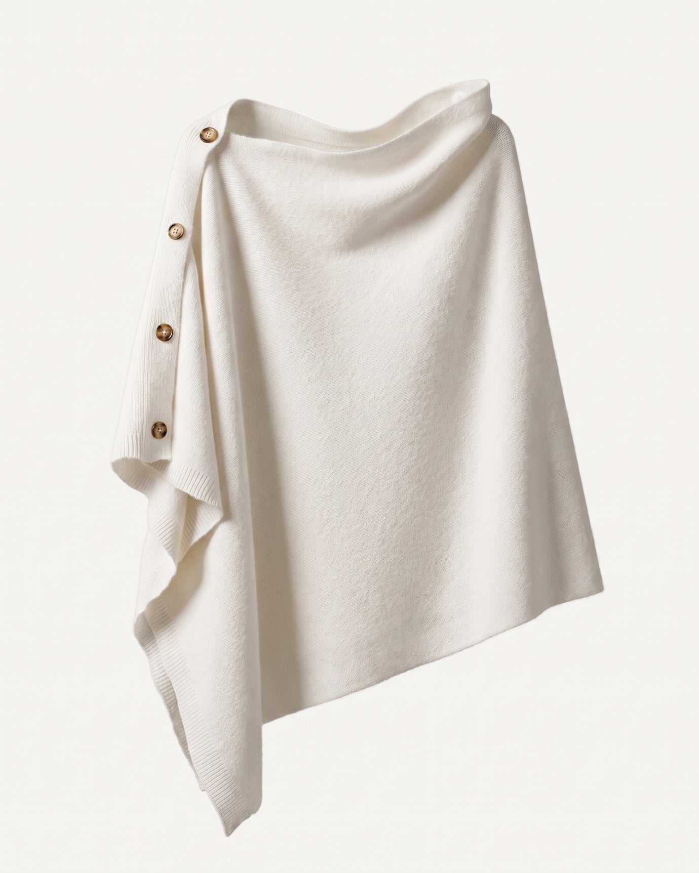 Kiara Cashmere Knit Triangle Shawl