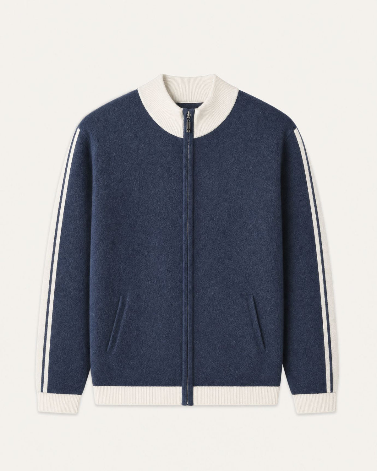 High-End Thick Cashmere Zip Cardigan Jacket Limited Edition