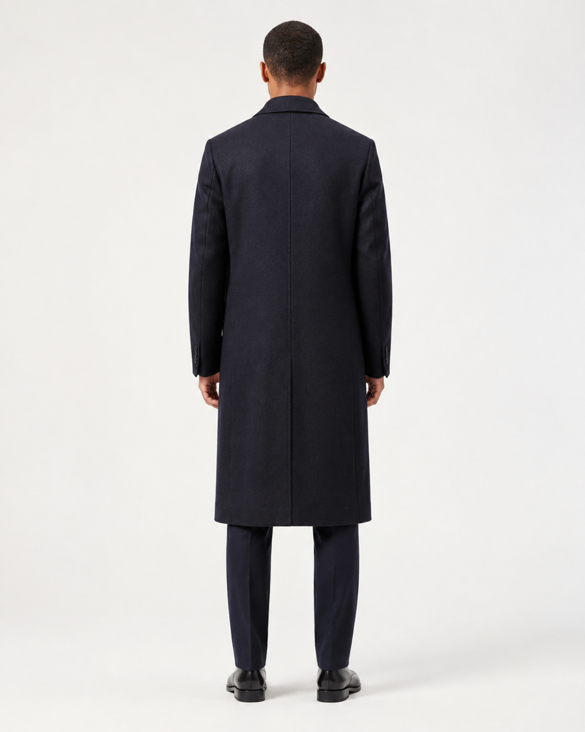 NY Double-Faced Silk and Cashmere Wool Topcoat