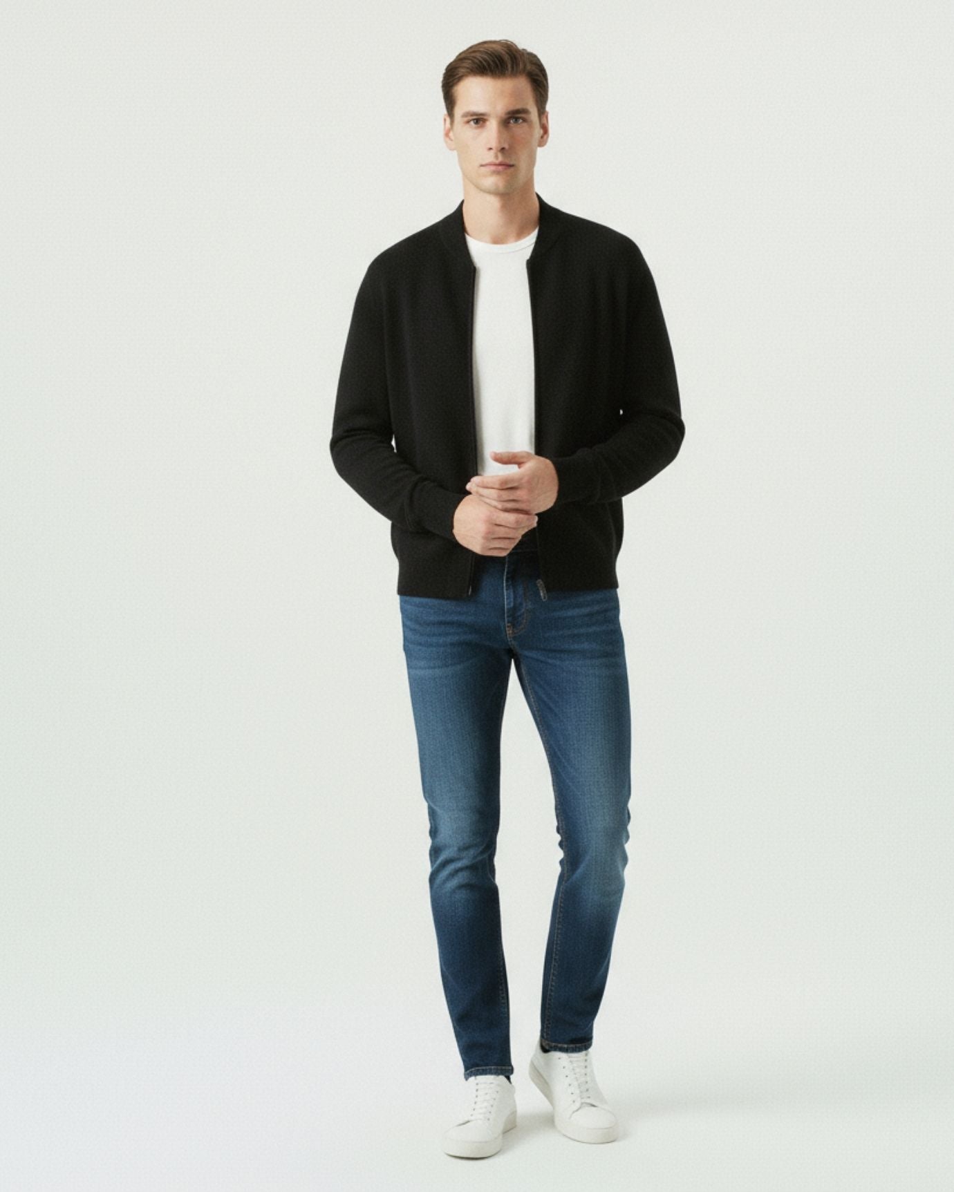 Lovau Round Neck Top Wool Jacket