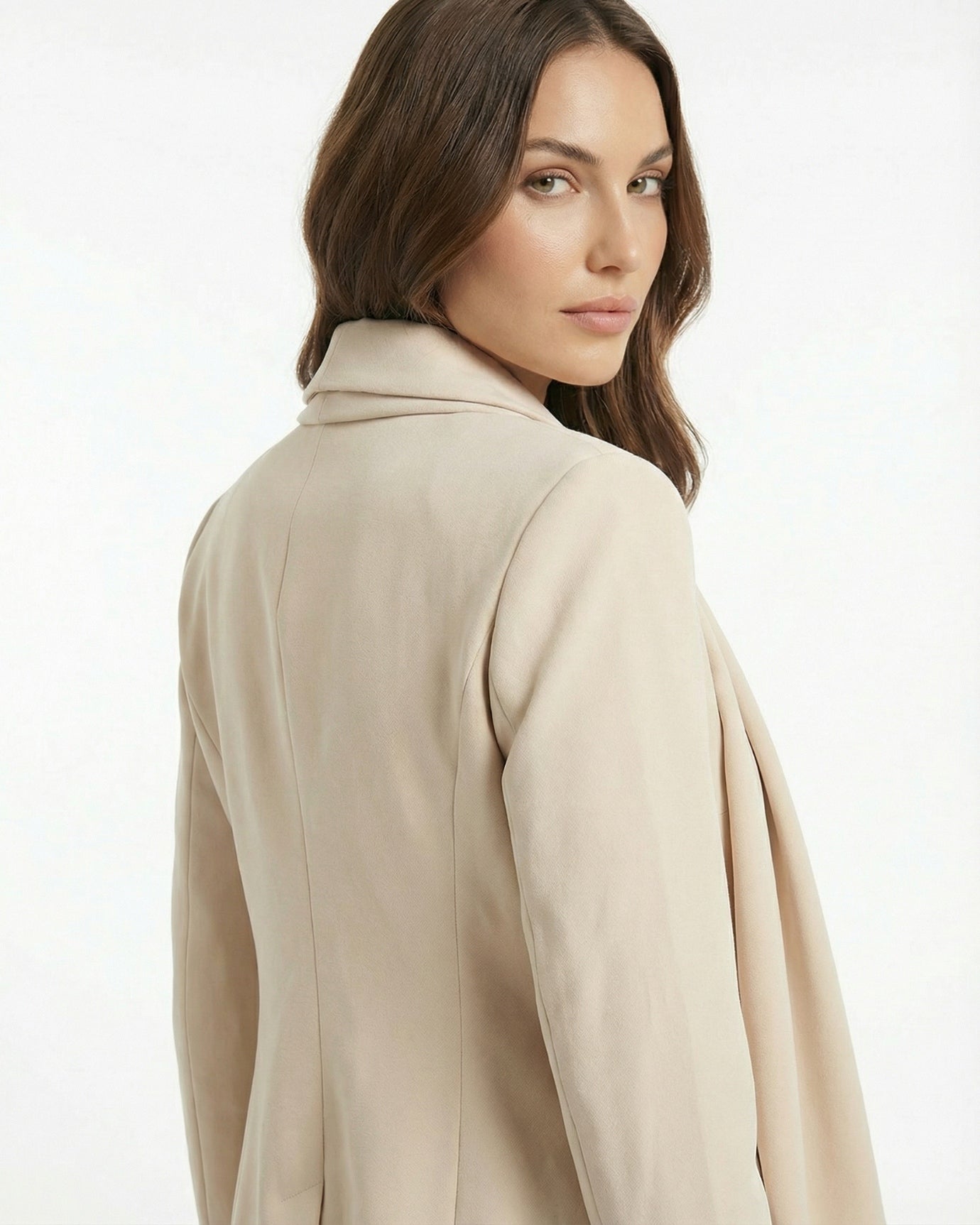 Suit Jacket Cut-out Scarces Blazer Woman