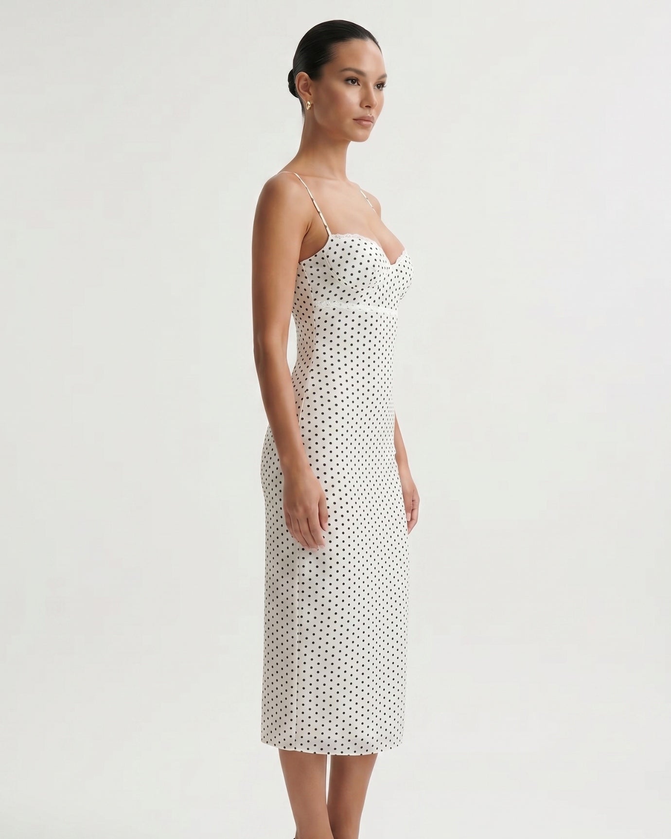 Polka Dot Midi Dress