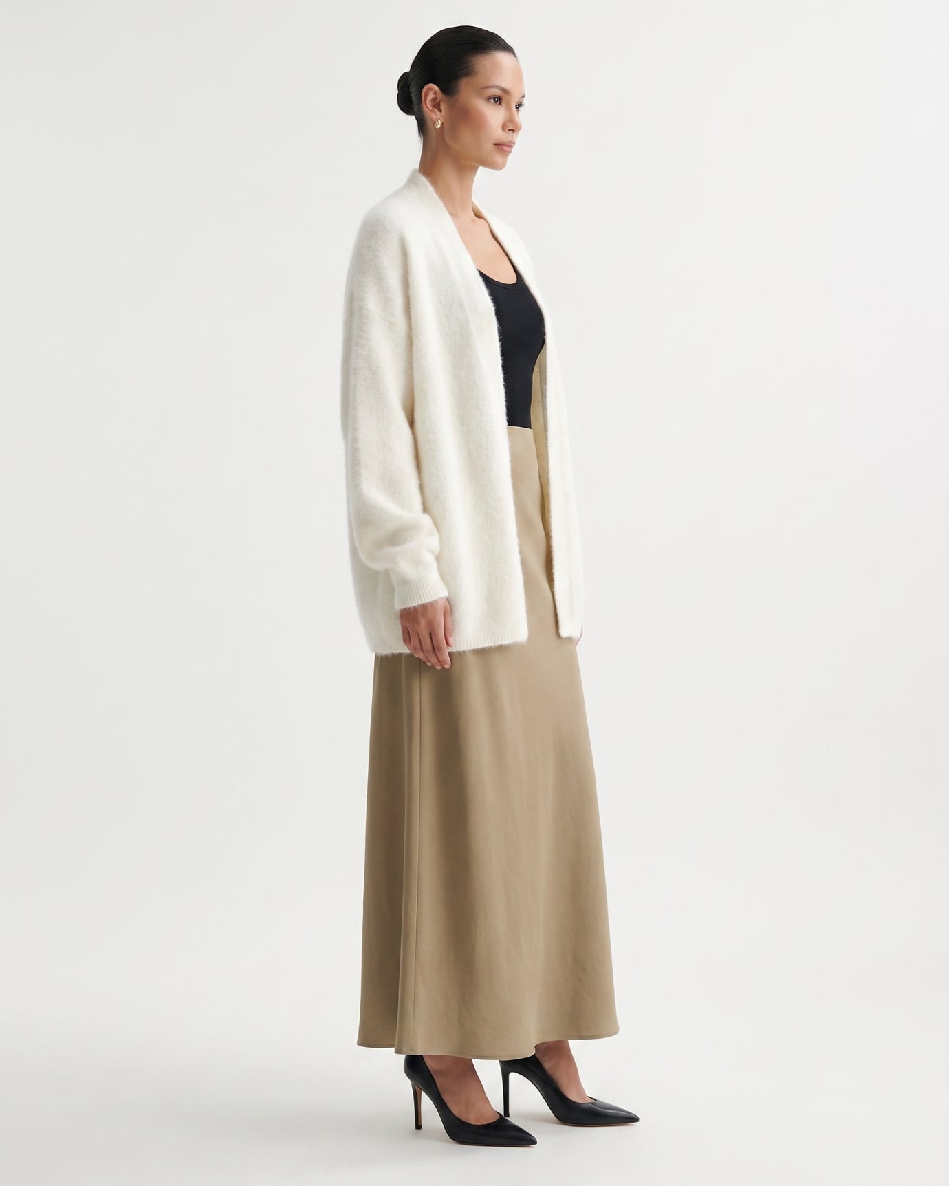 Lia Pure Cashmere Knit Cardigan