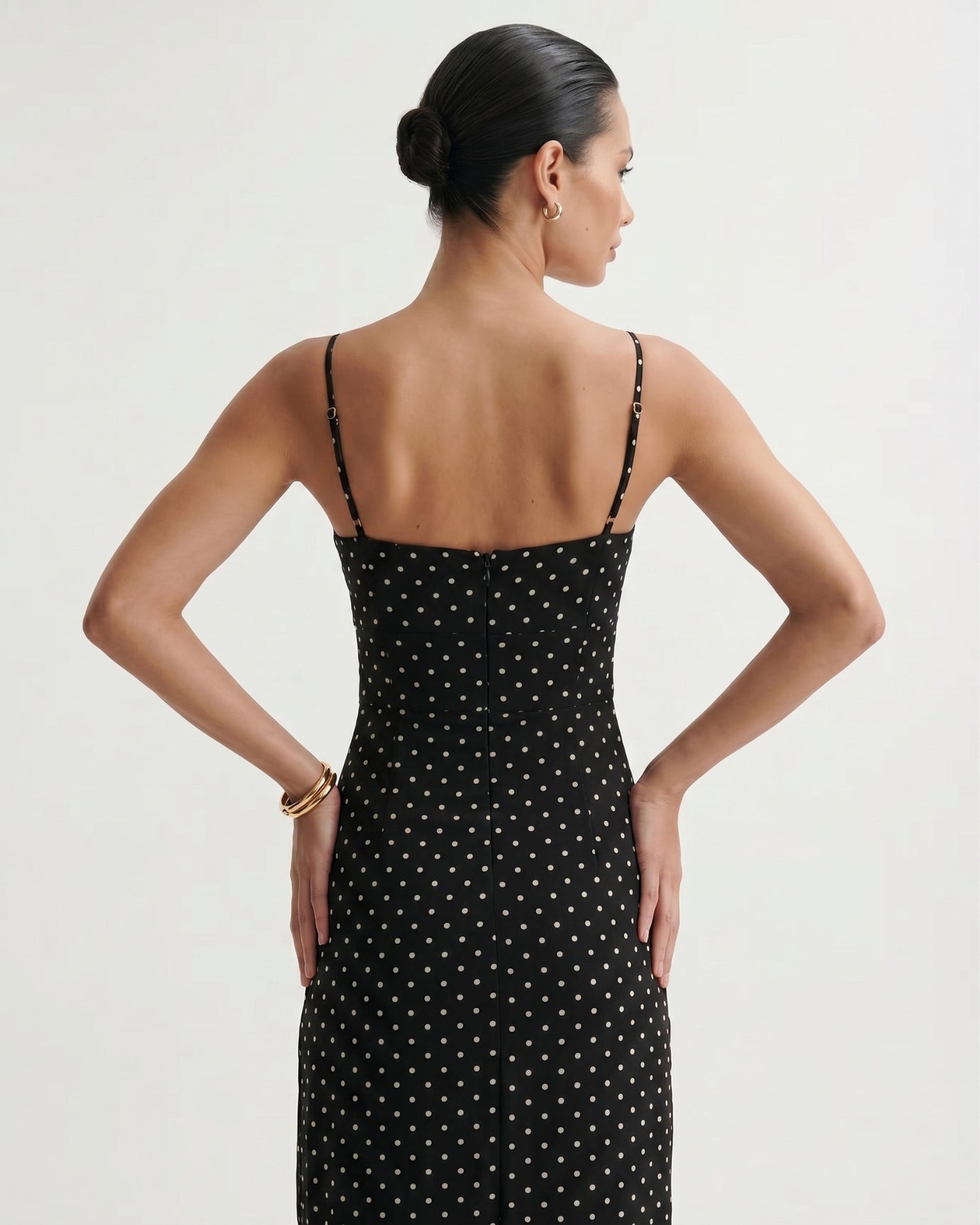 Polka Dot Midi Dress