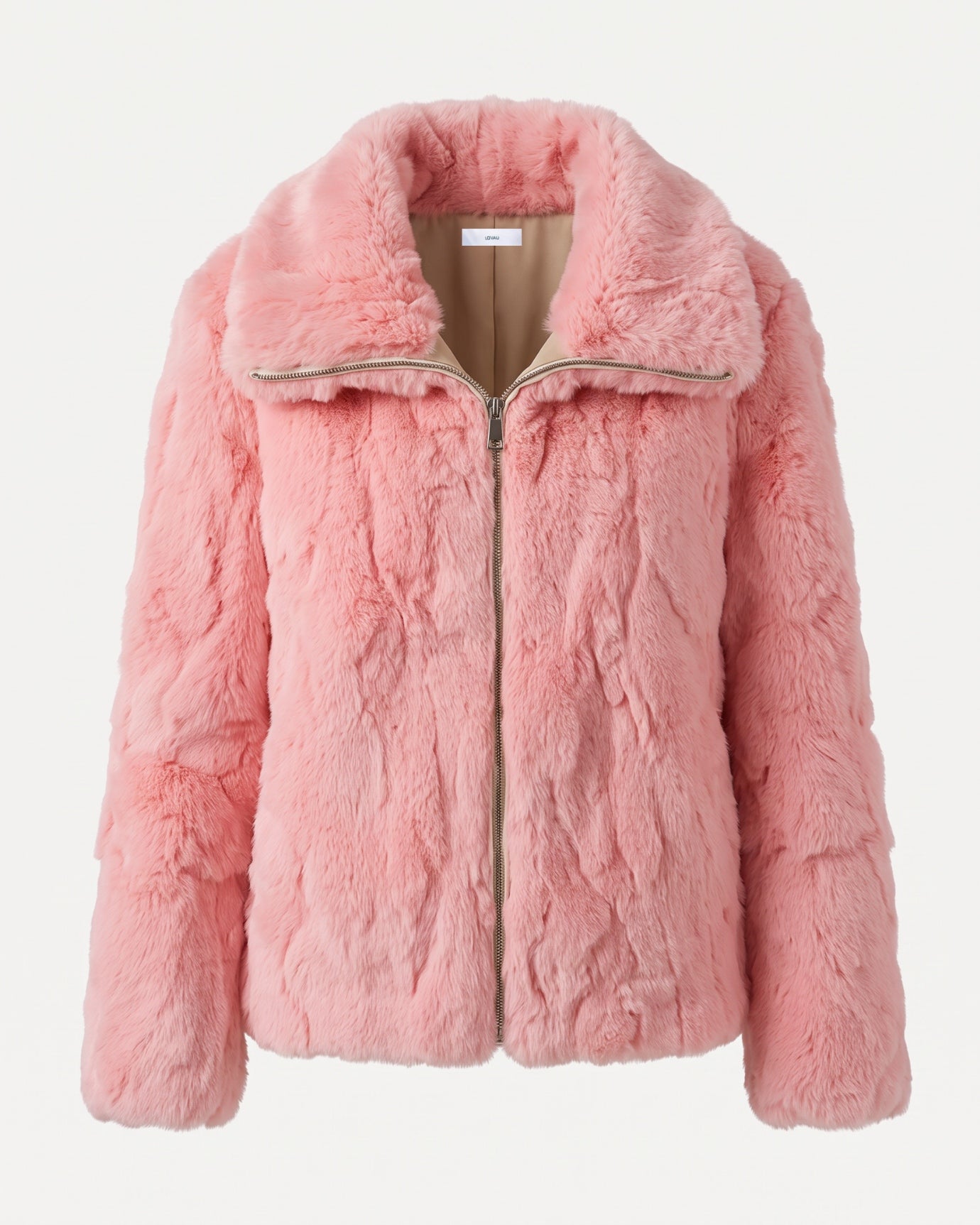 Cindy Thickened Fur Coat Short Turn-Down Collar Jacket