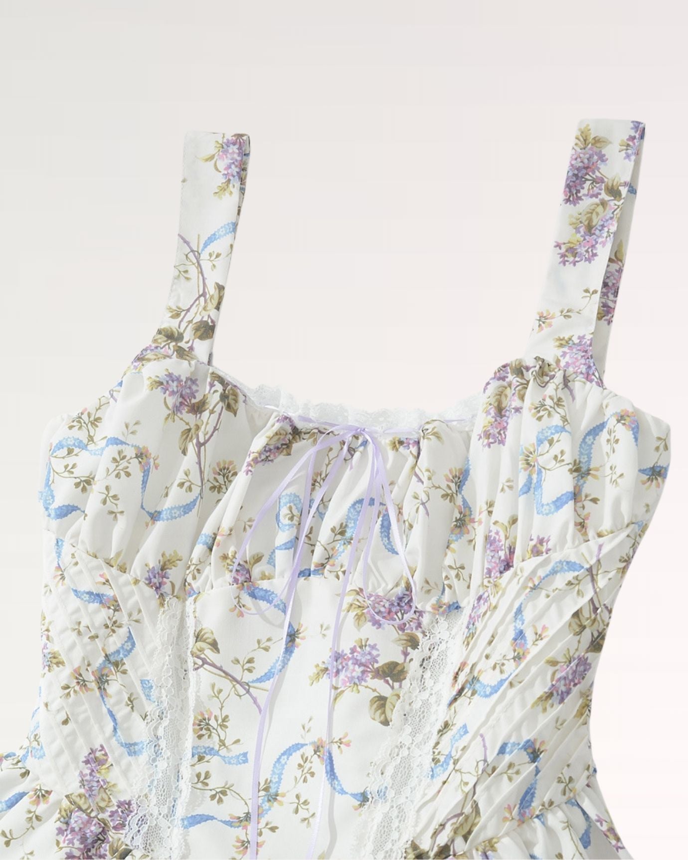 elegant florence floral dress with flared skirt