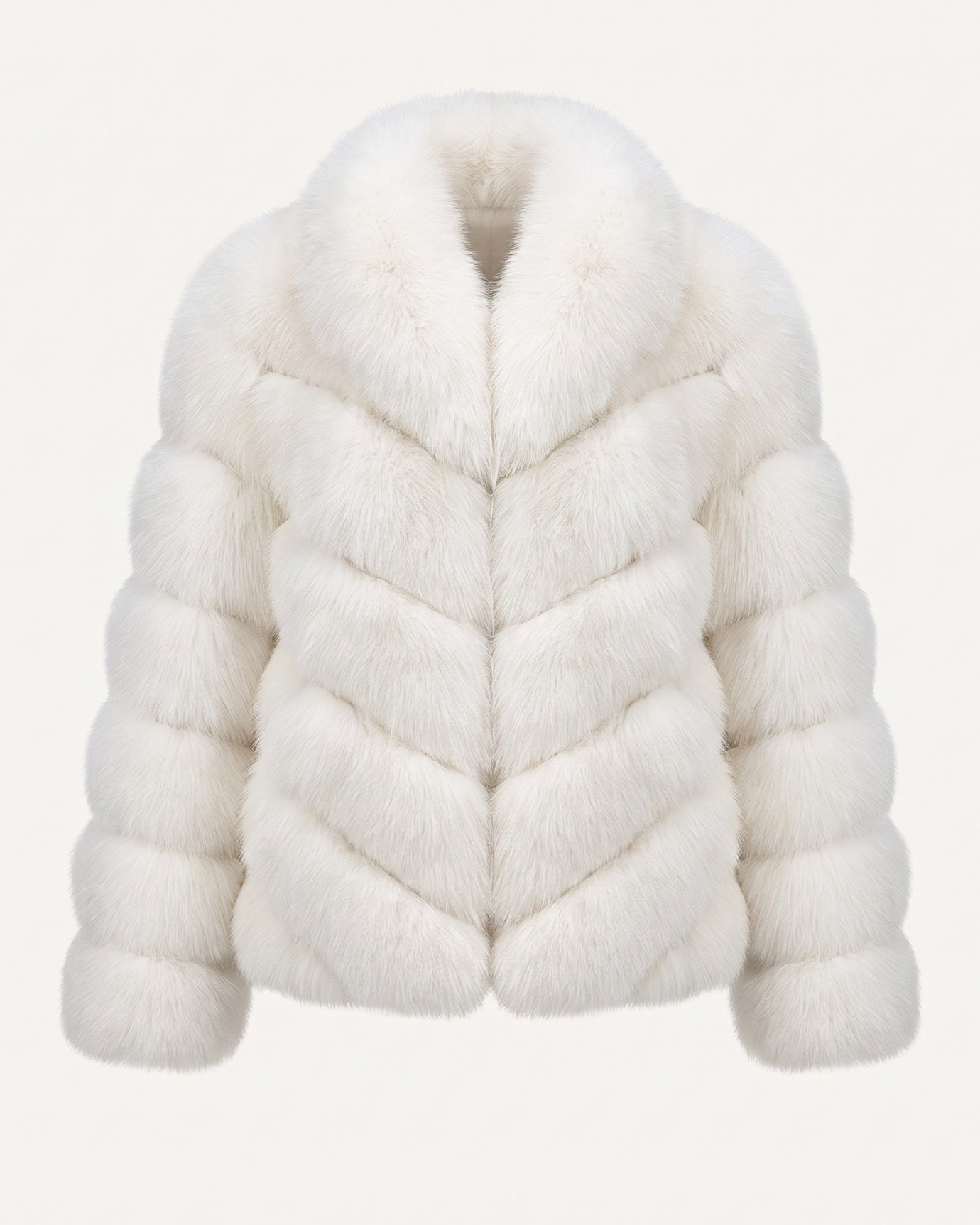 High-End Real Fox Fur Jacket Double-Sided Fur Coat