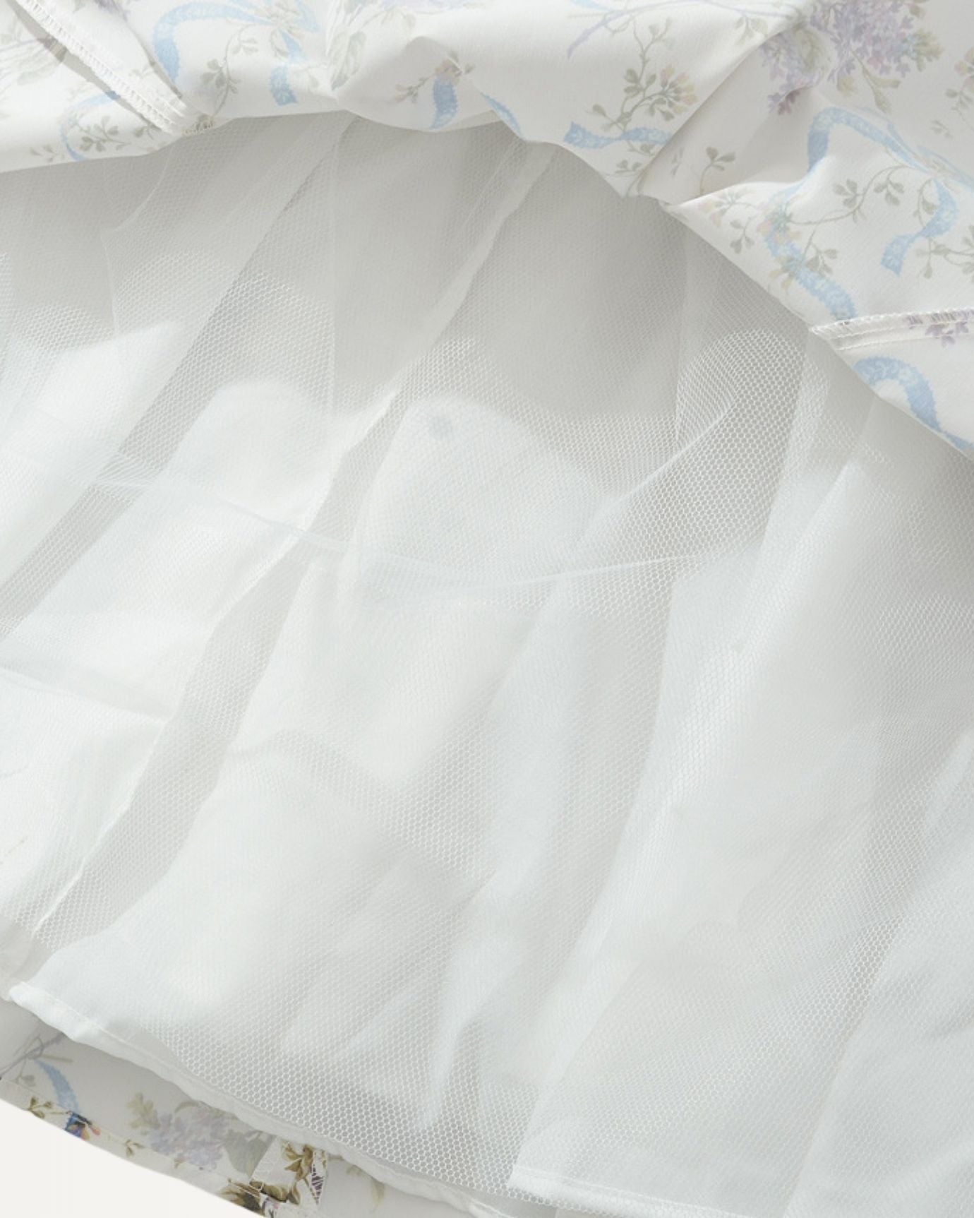 toddler vintage style floral dress with tulle bow