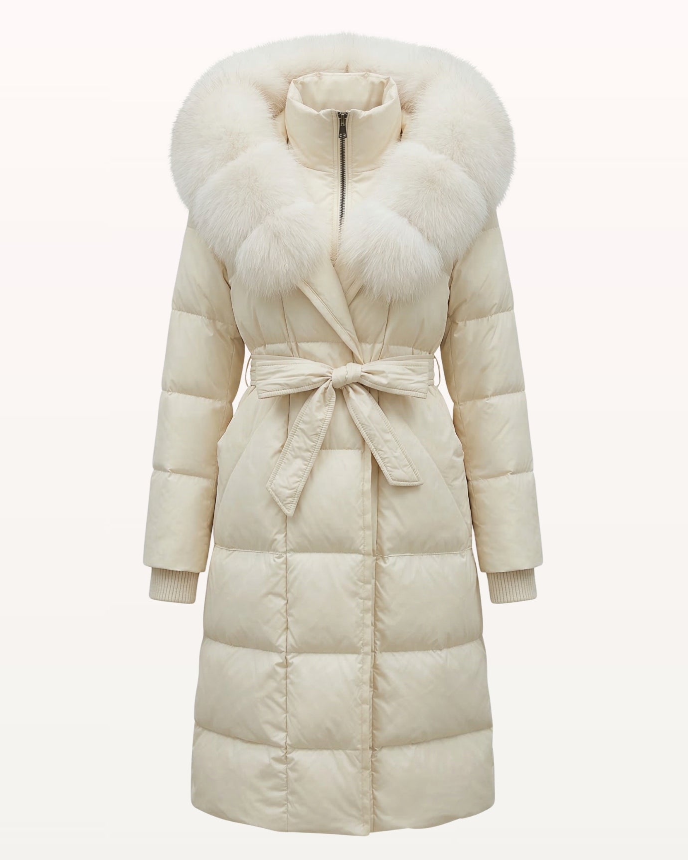 Kira Fox Fur Collar Down Coat