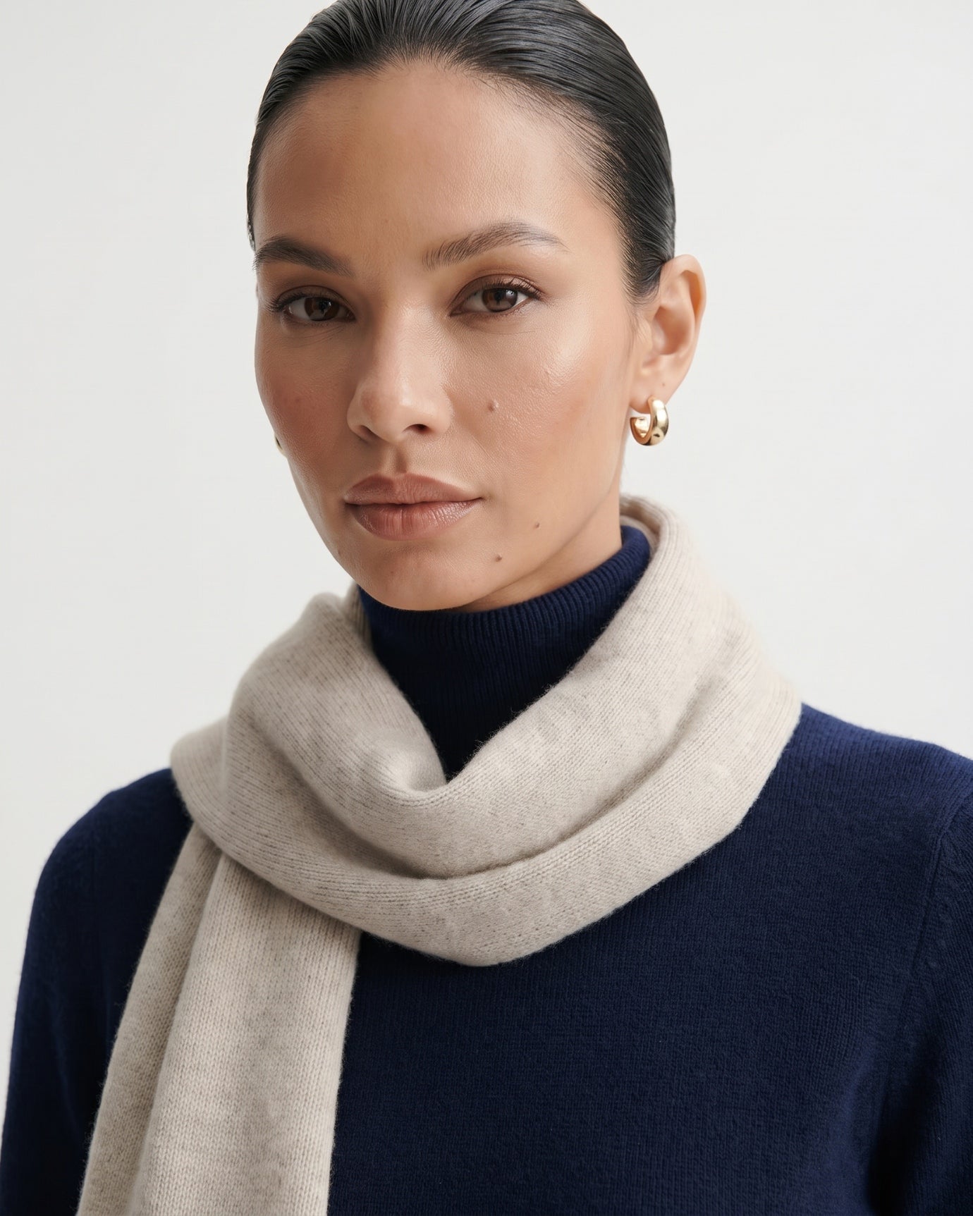 NY Cashmere Scarfs Knitted