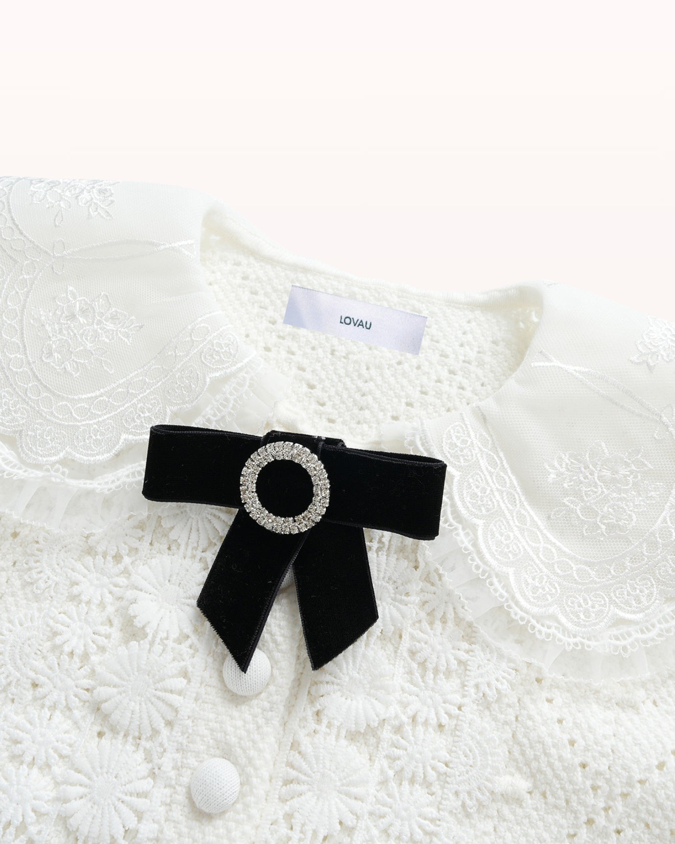 Kira Aesthetic White Knitted Dress