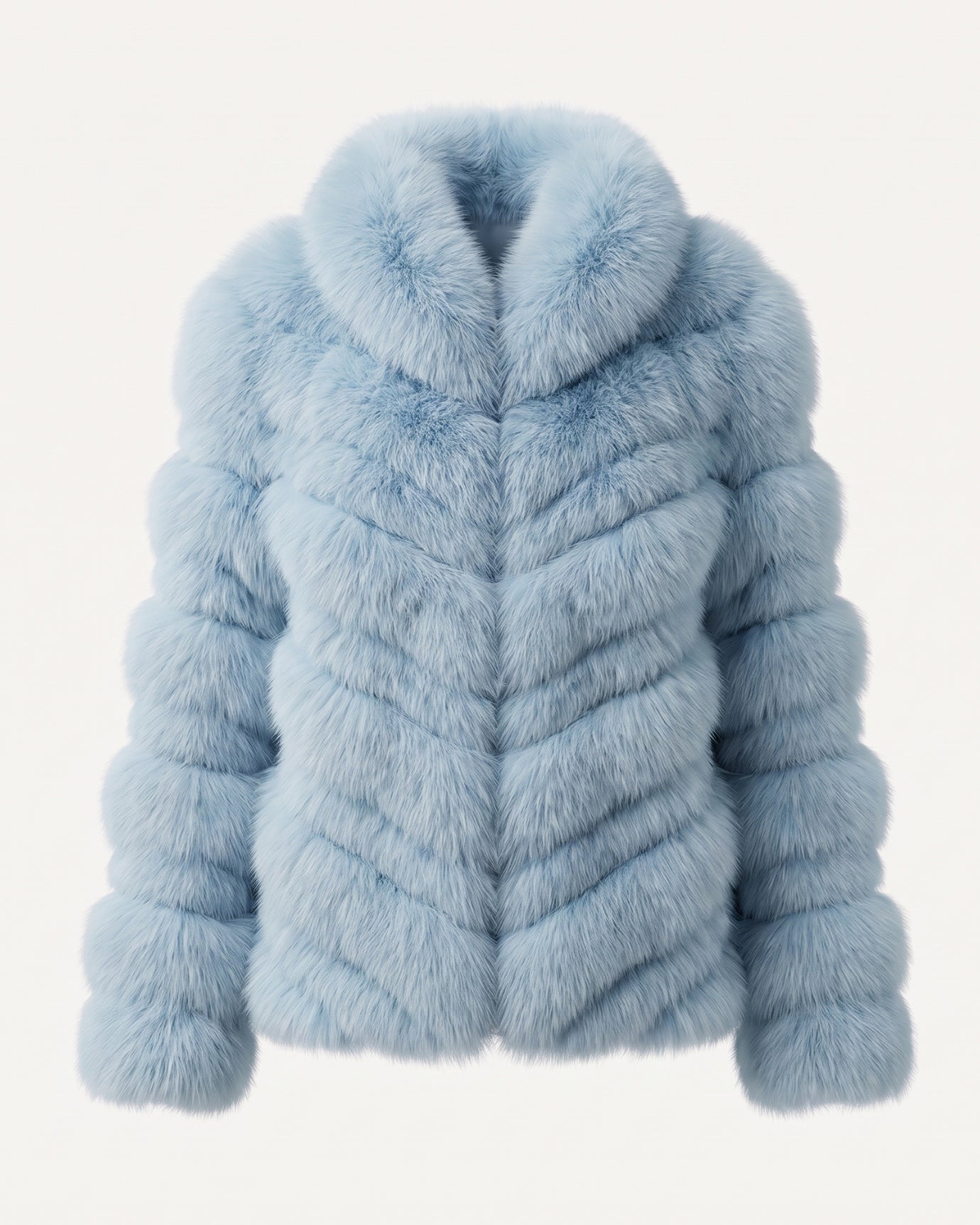 High-End Real Fox Fur Jacket Double-Sided Fur Coat