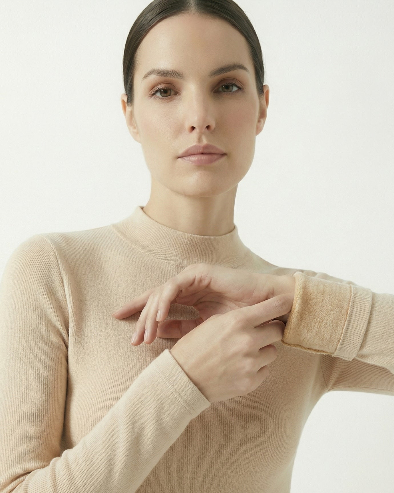 Fleece-Lined Thickeneded Long Sleeve T-shirt