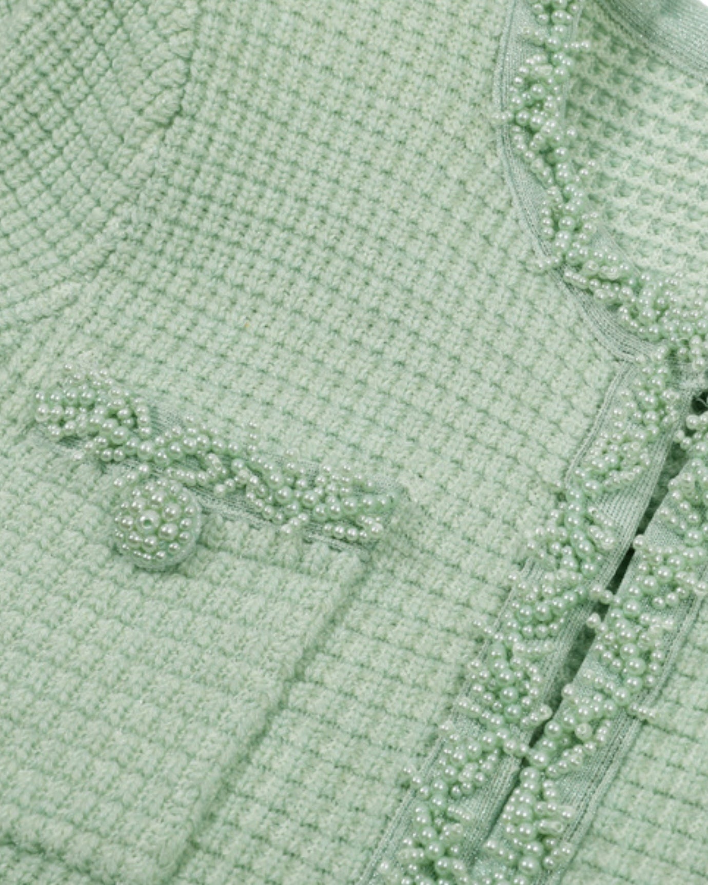 Rinna Hand-Beaded Knit Dress