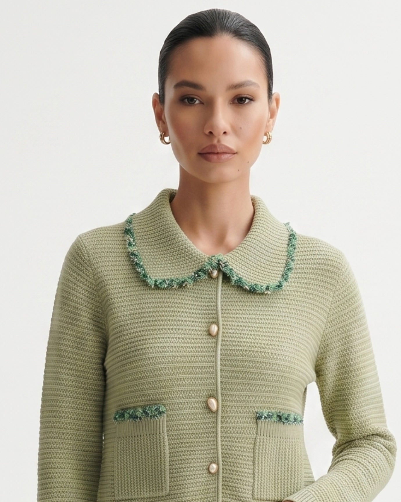 St Moritz Limited Edition Cashmere Knitted Cardigan Sweater