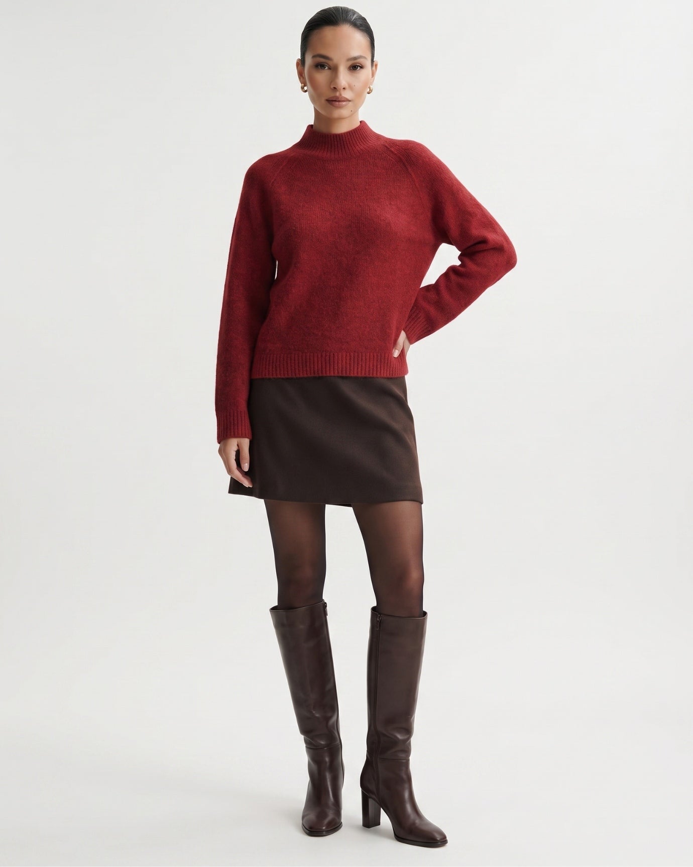 Lia Cashmere & Mulberry Silk Sweater