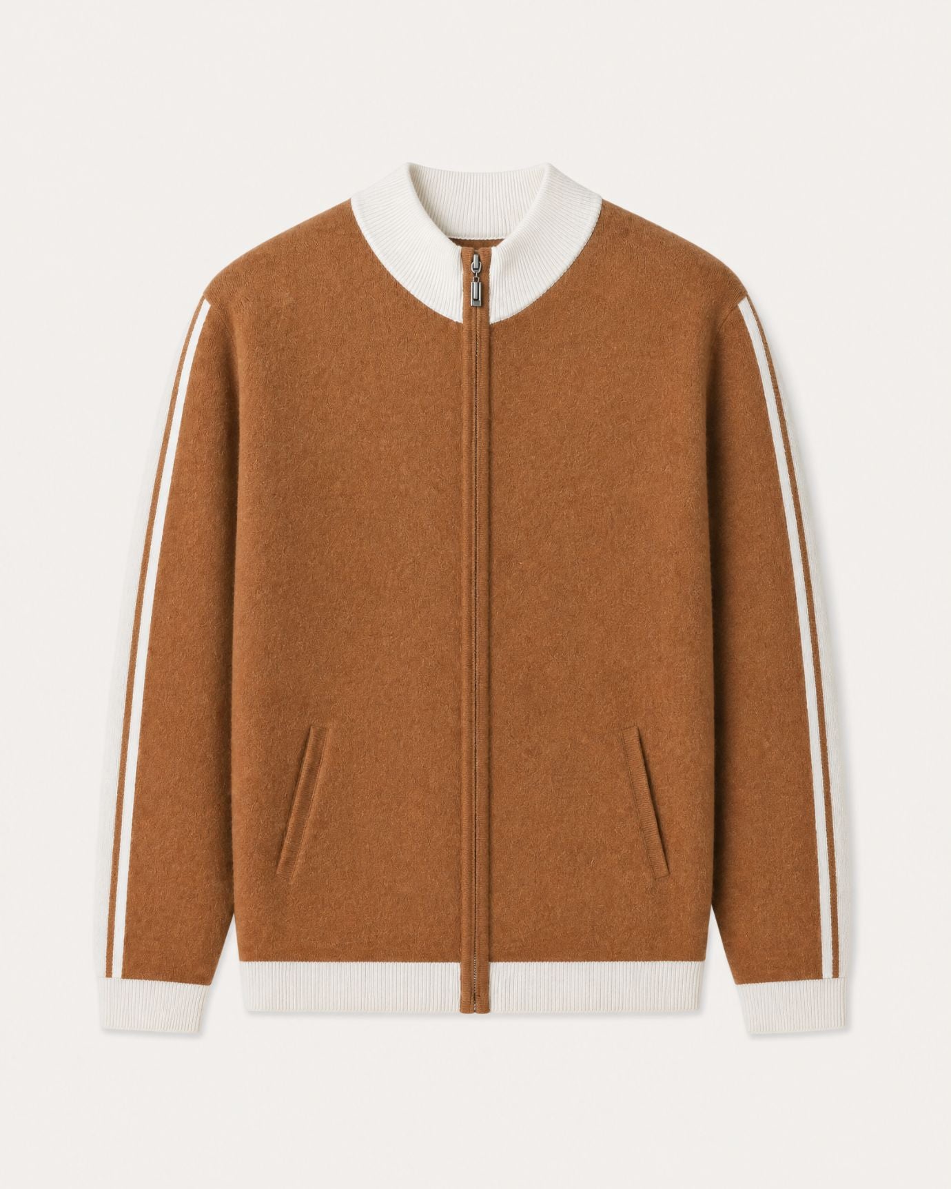 High-End Thick Cashmere Zip Cardigan Jacket Limited Edition