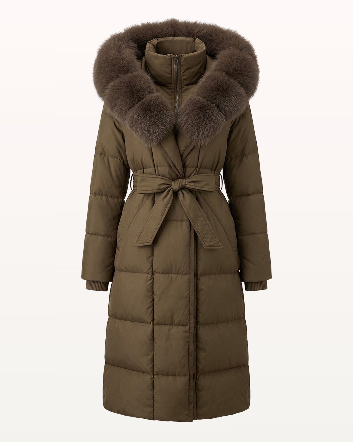 Kira Fox Fur Collar Down Coat
