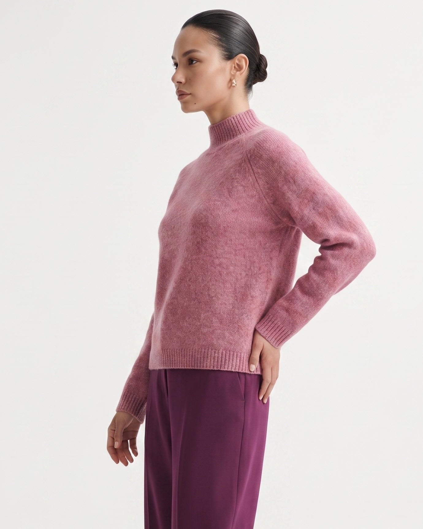 Lia Cashmere & Mulberry Silk Sweater