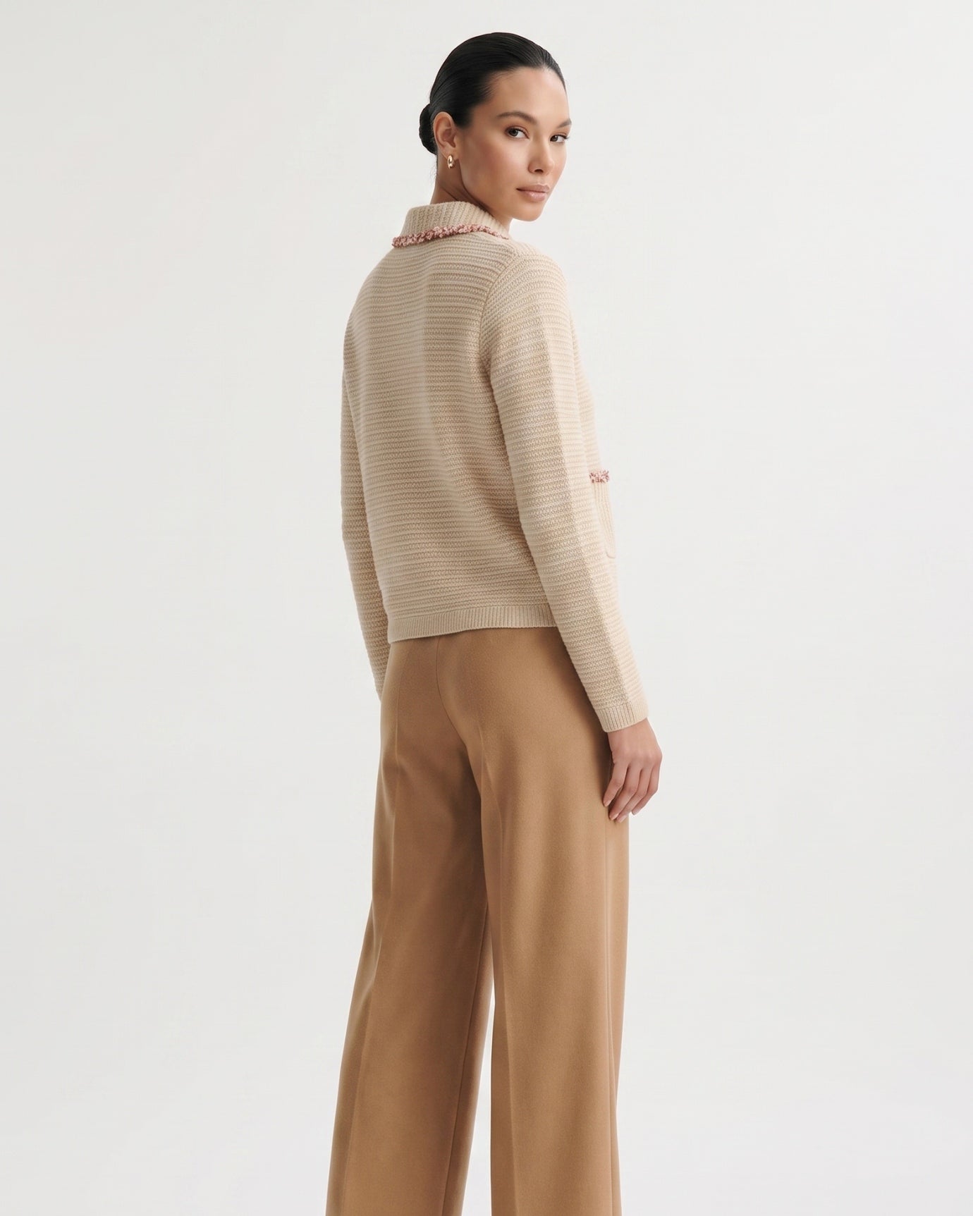 St Moritz Limited Edition Cashmere Knitted Cardigan Sweater