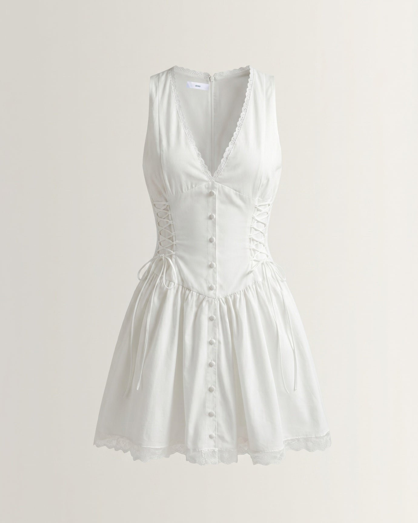 French Niche Style White Dress