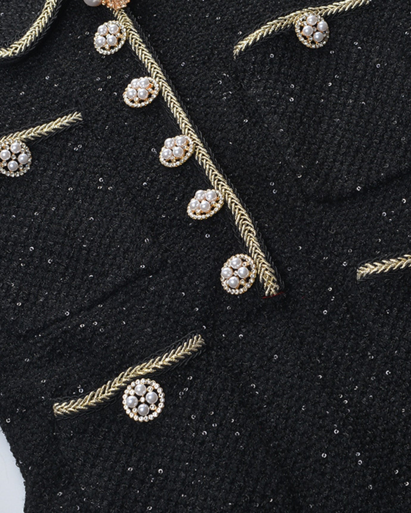 Diamond Buckle French Dress Pleated