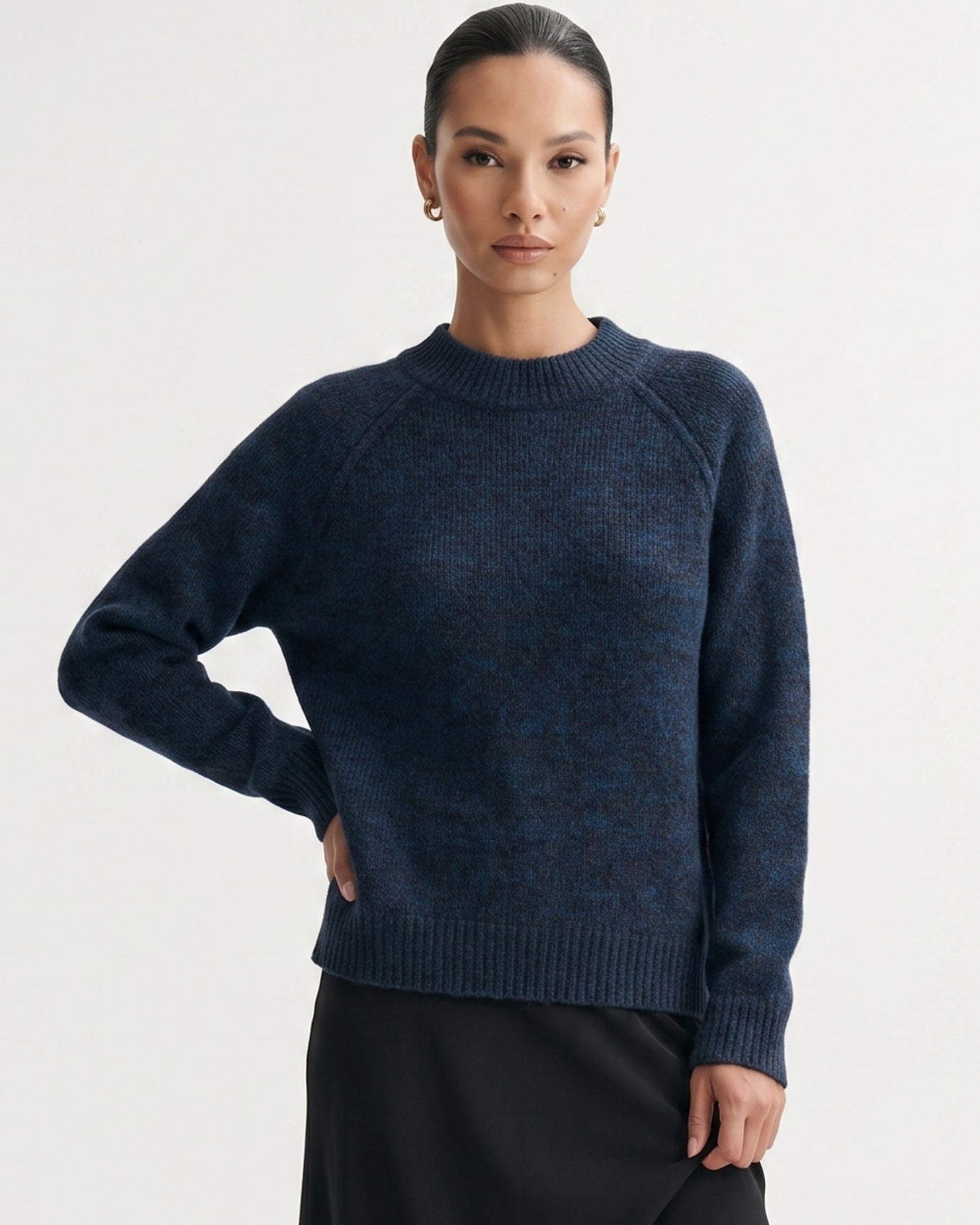 Lia Cashmere & Mulberry Silk Sweater