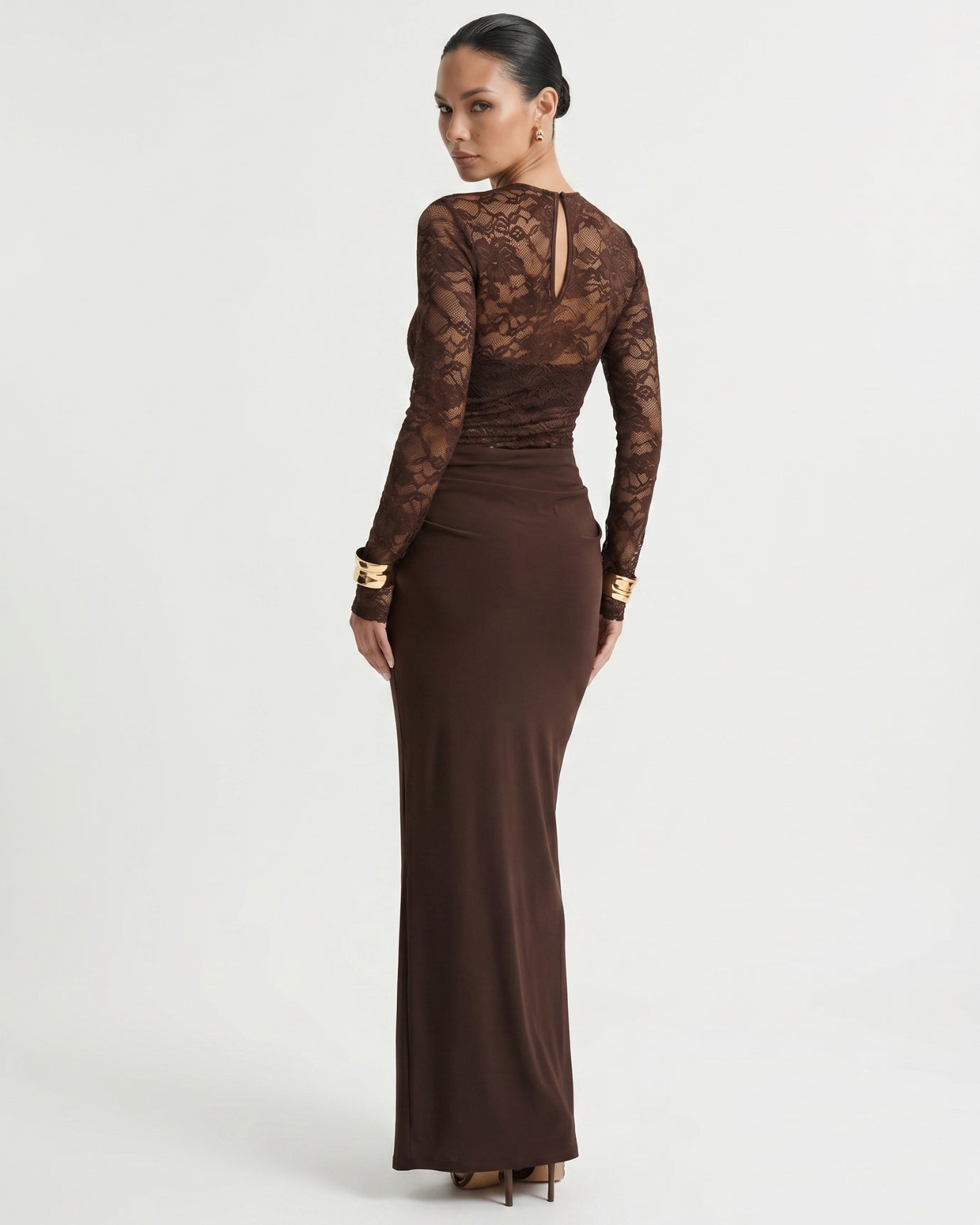 Top Lace Splicing Dress