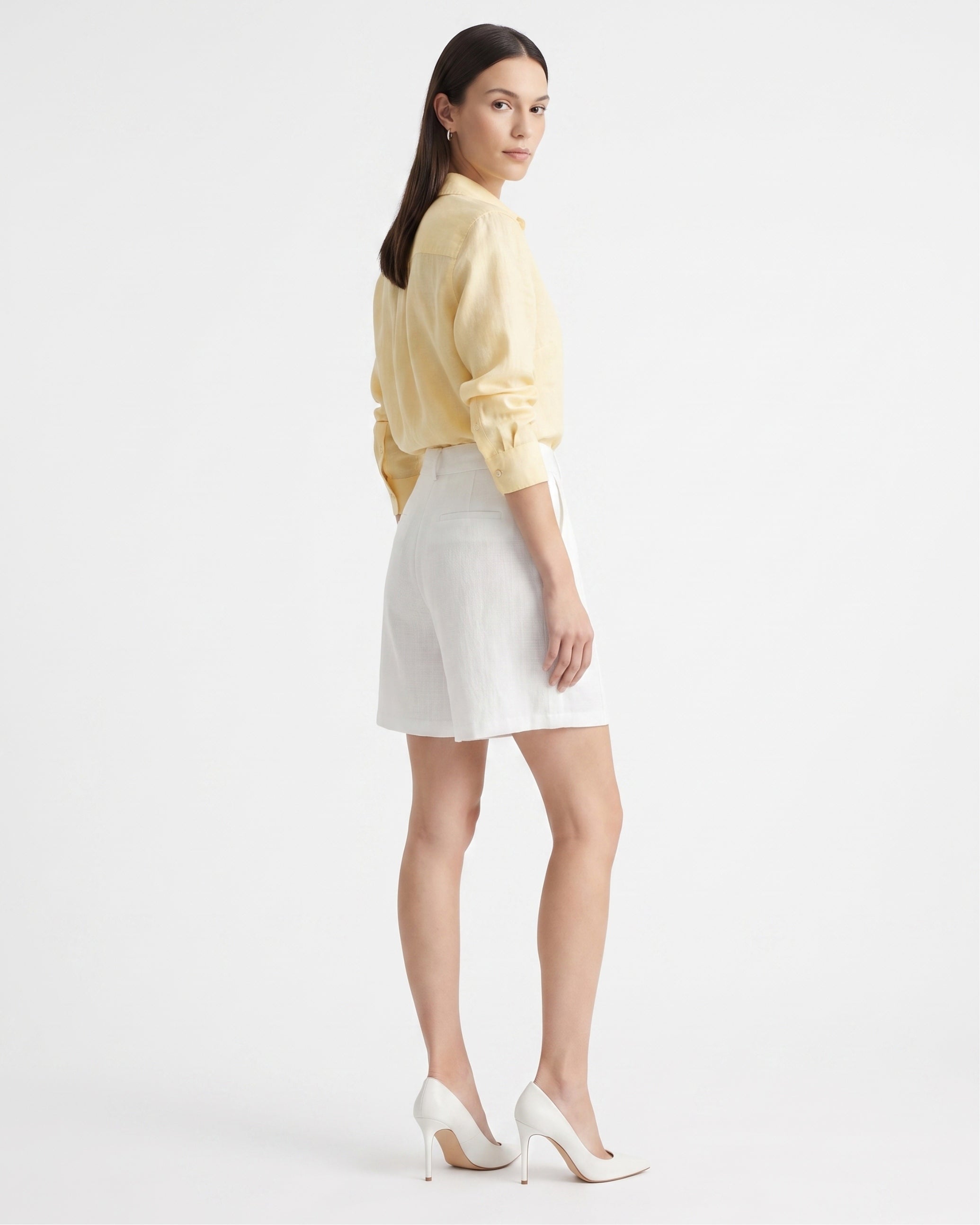 Maria Linen Shorts