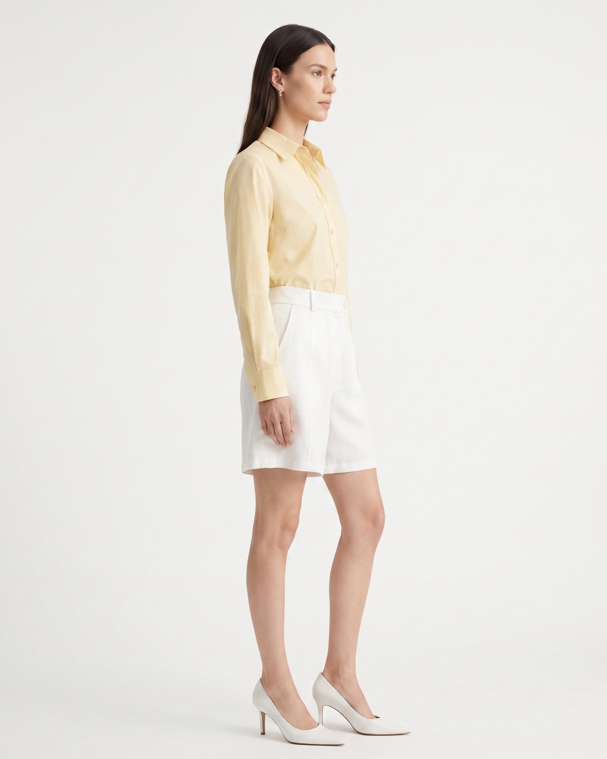 Maria Linen Shorts