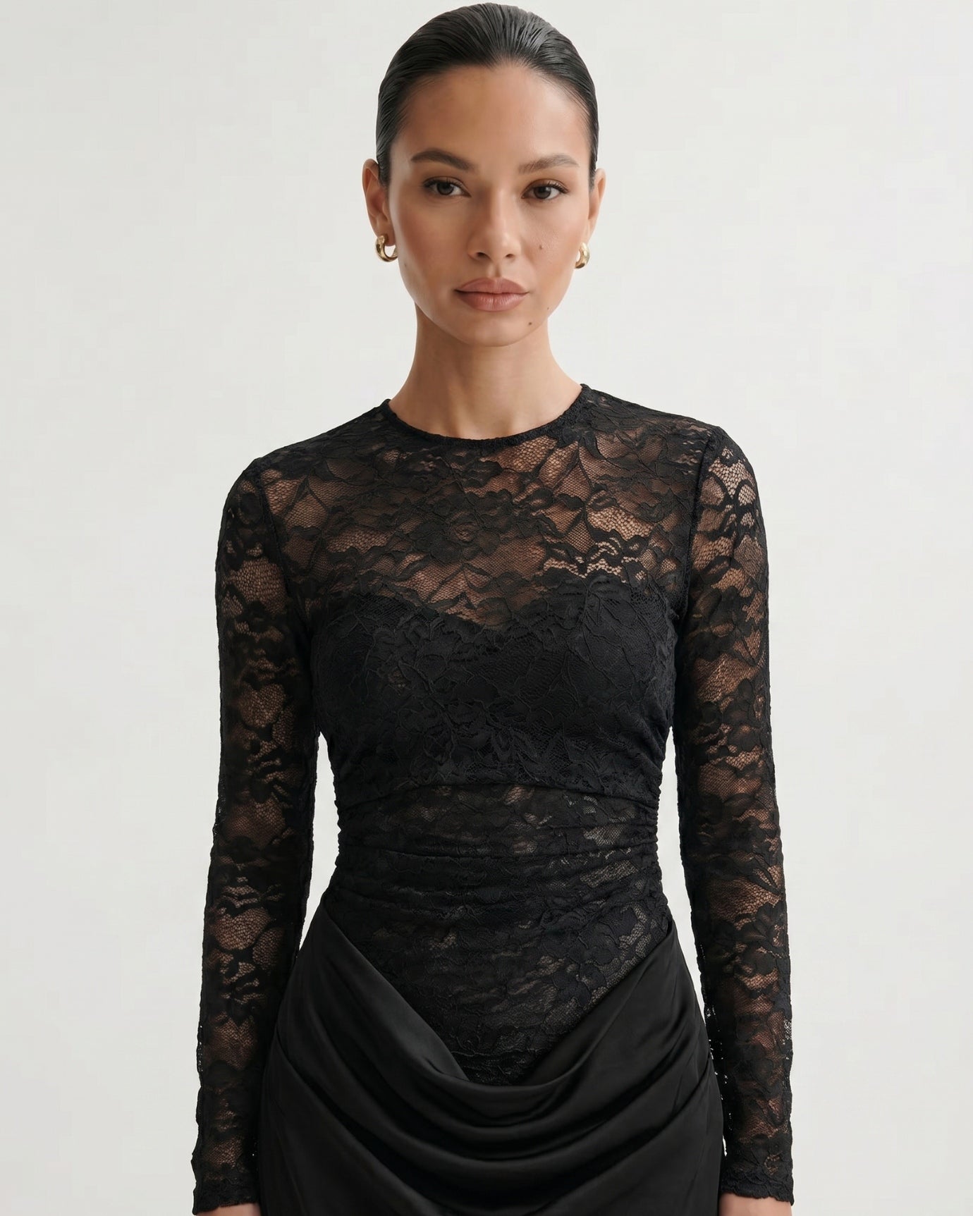 Top Lace Splicing Dress
