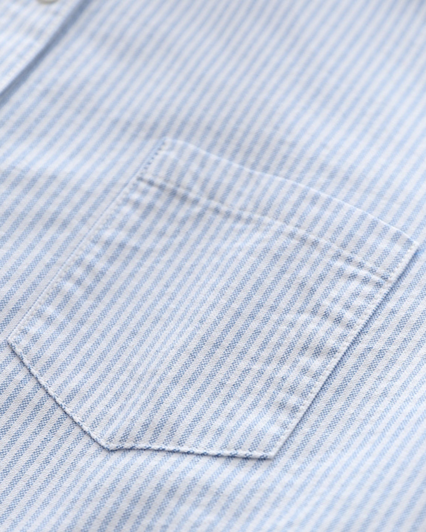 Cotton Oxford Striped Long-Sleeve Shirt