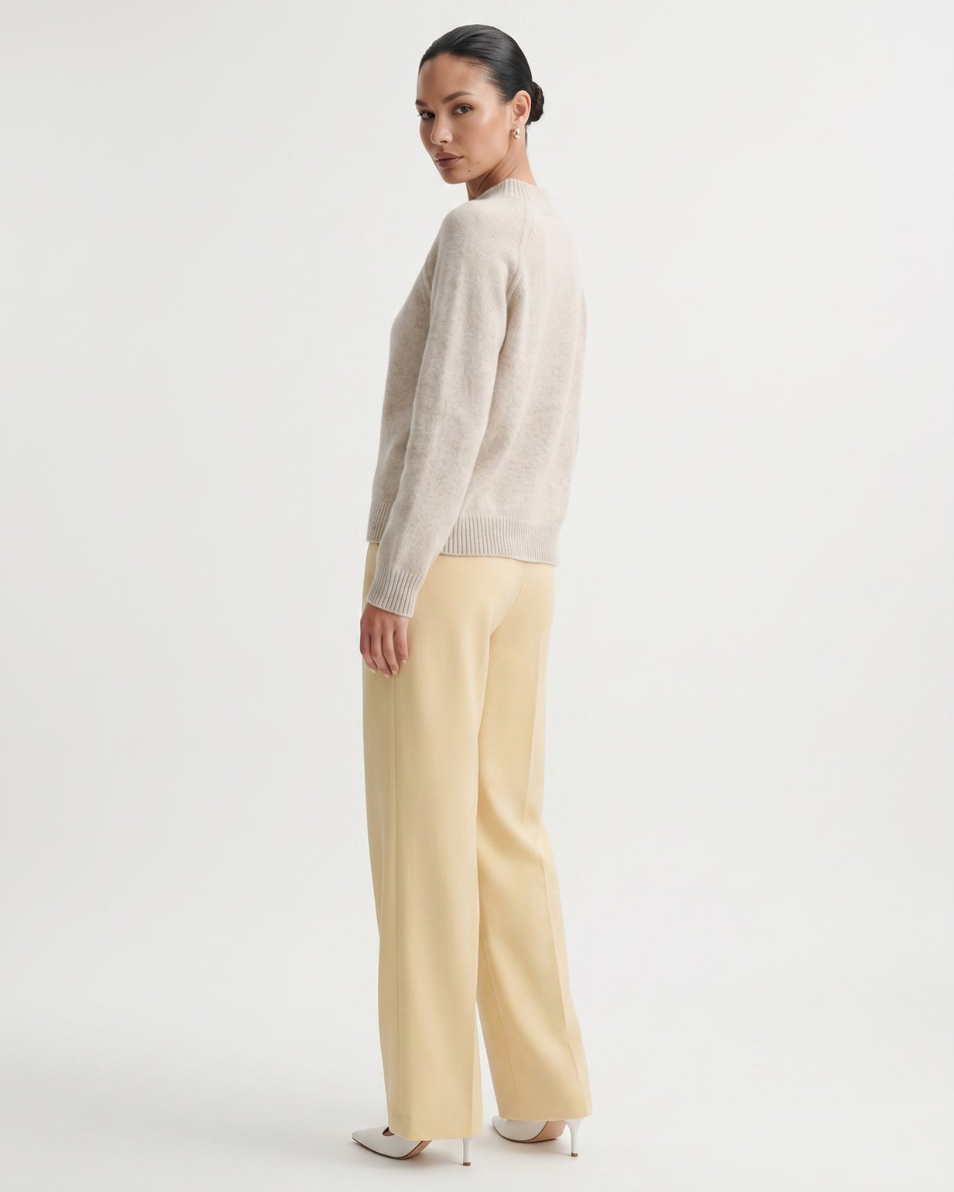Lia Cashmere & Mulberry Silk Sweater