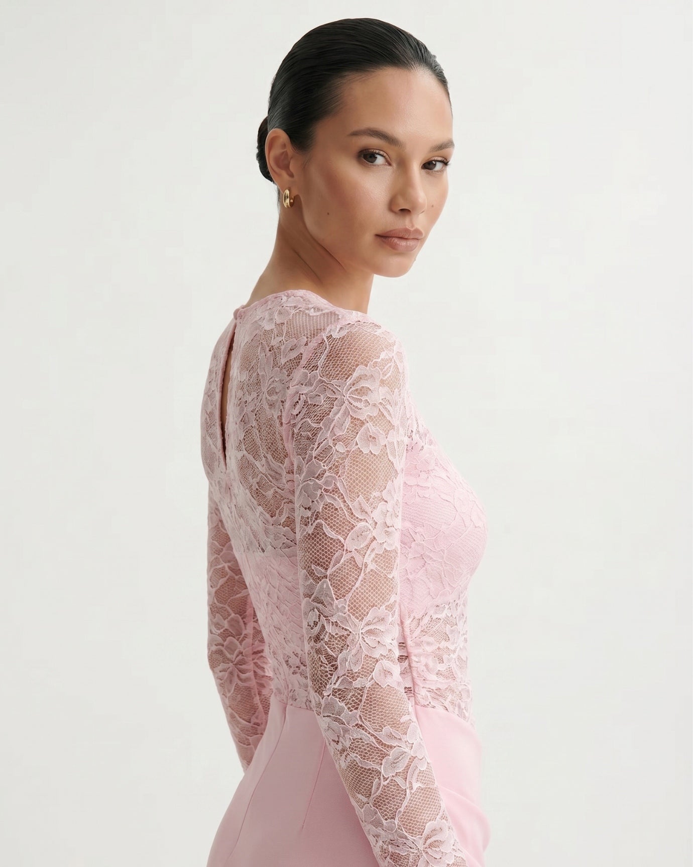 Top Lace Splicing Dress
