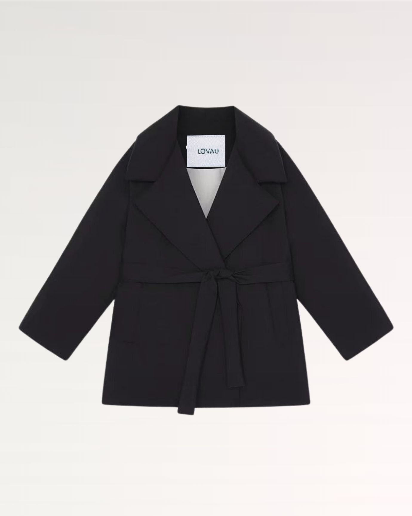 Dina Silk Wool Jacket Black