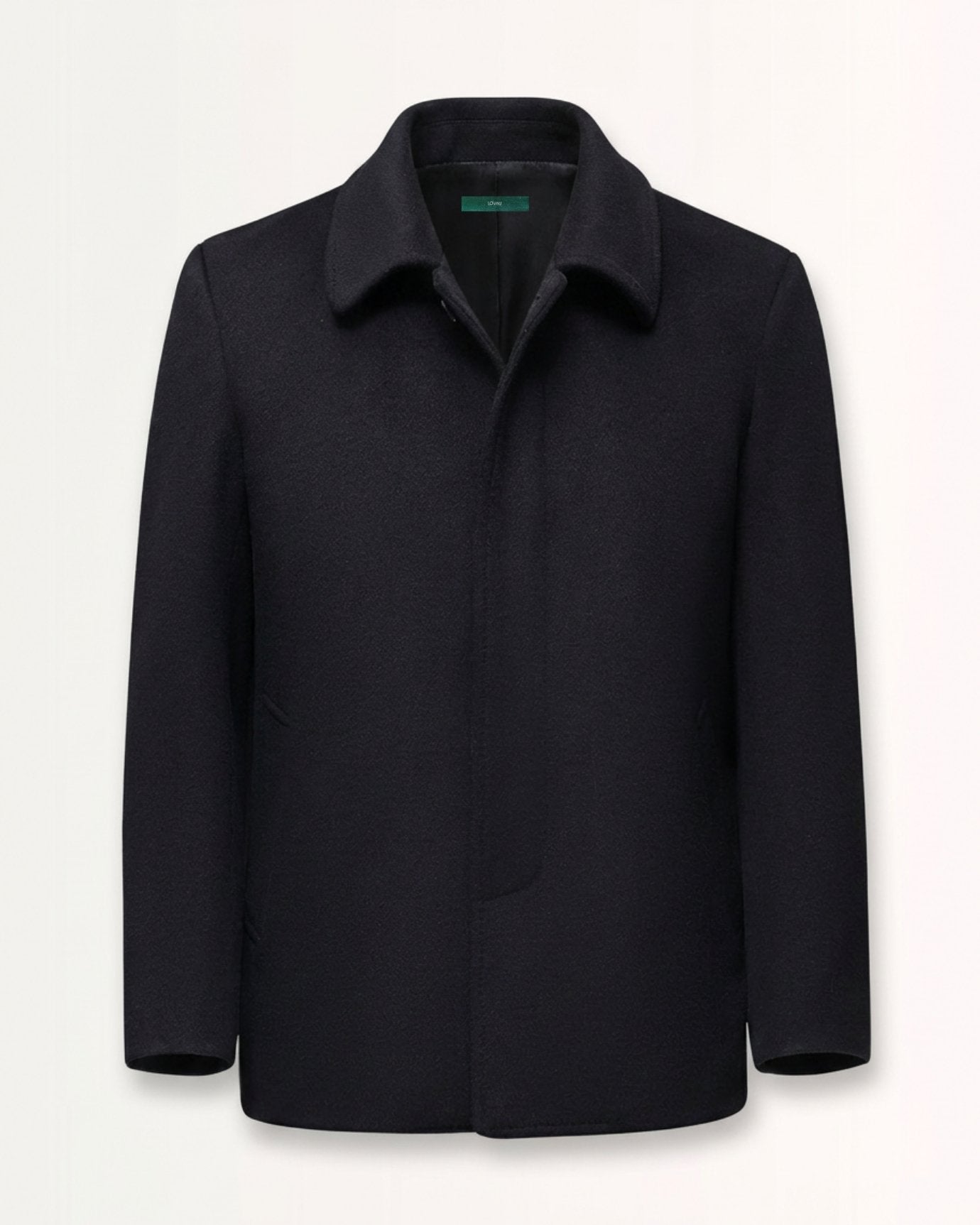 Thick Wool Coat Jacket with Lined Down Jacket