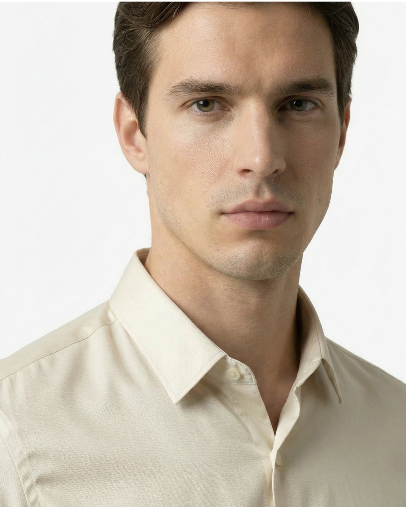 Camisa con textura de seda