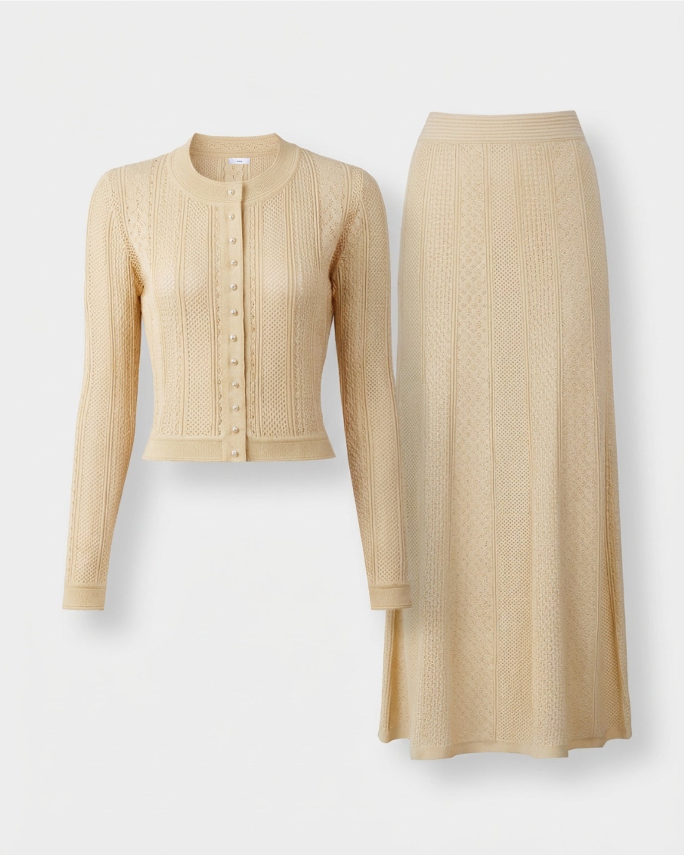 Kira Cardigan & Skirt – Knit Set