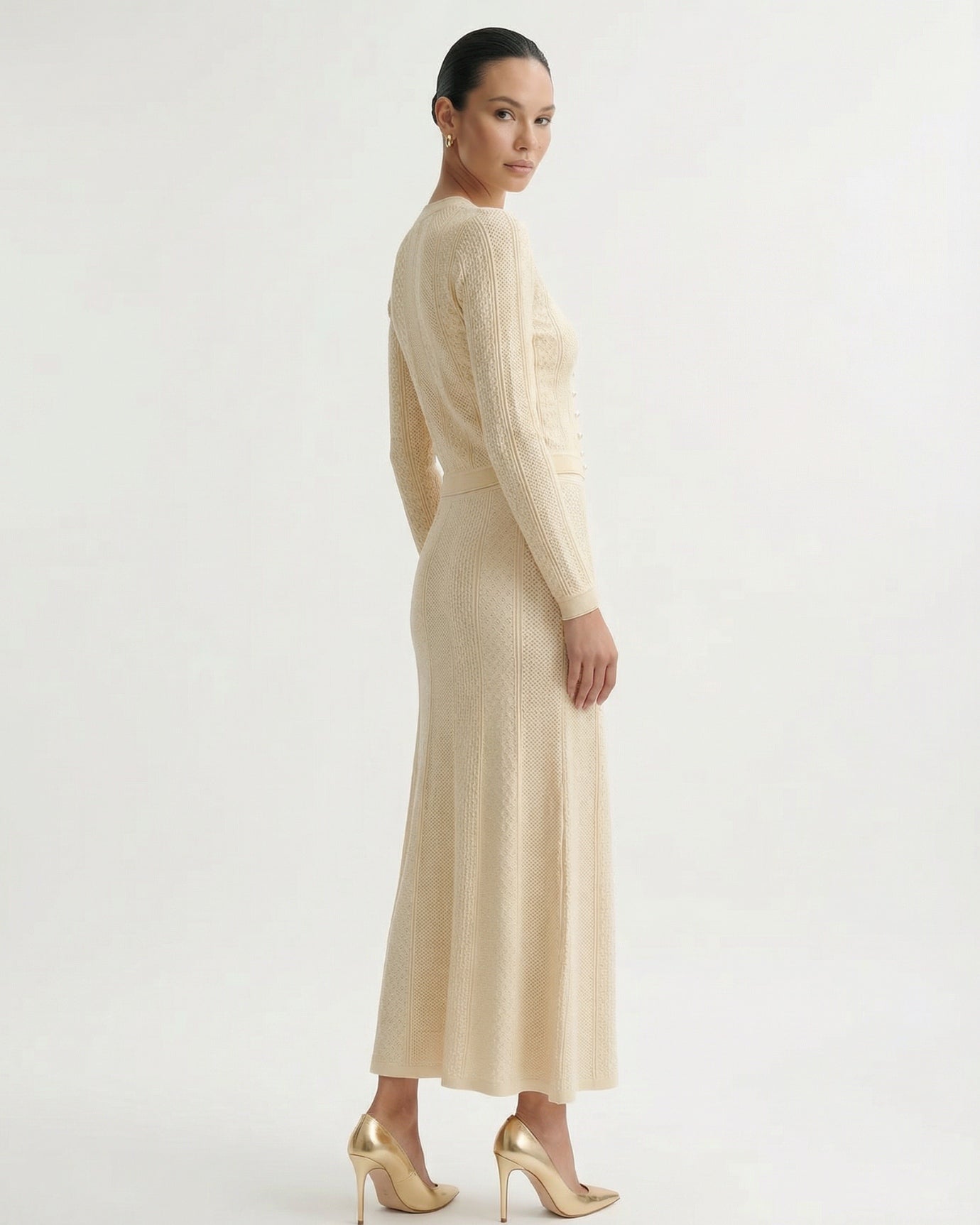 Kira Cardigan & Skirt – Knit Set