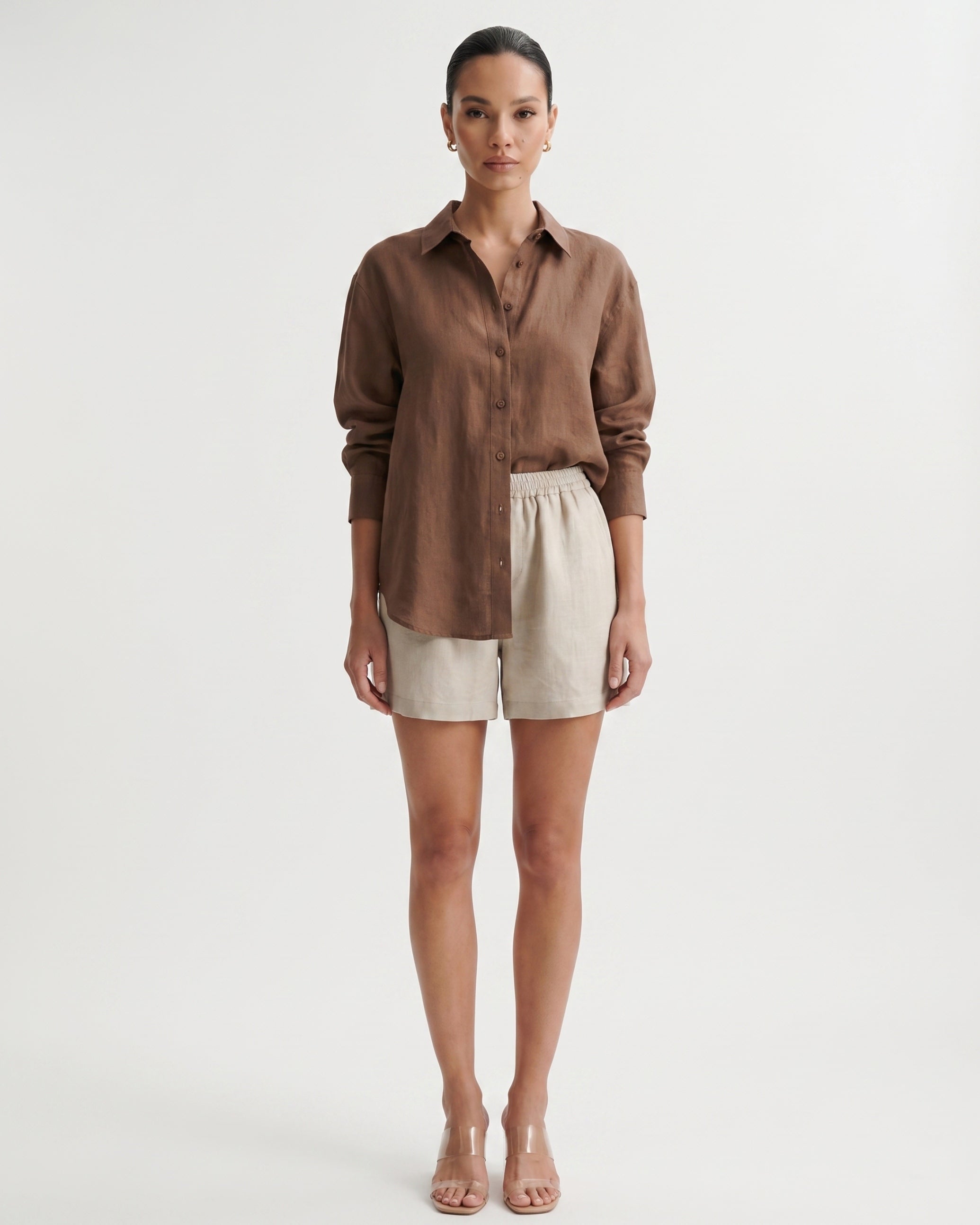 Kiara Cool Soft Linen Shorts