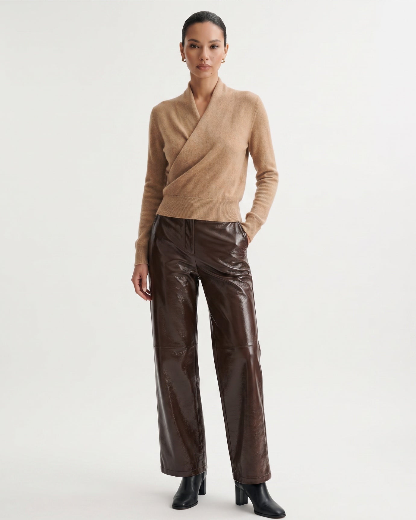 Sarah V Neck Cashmere Sweater