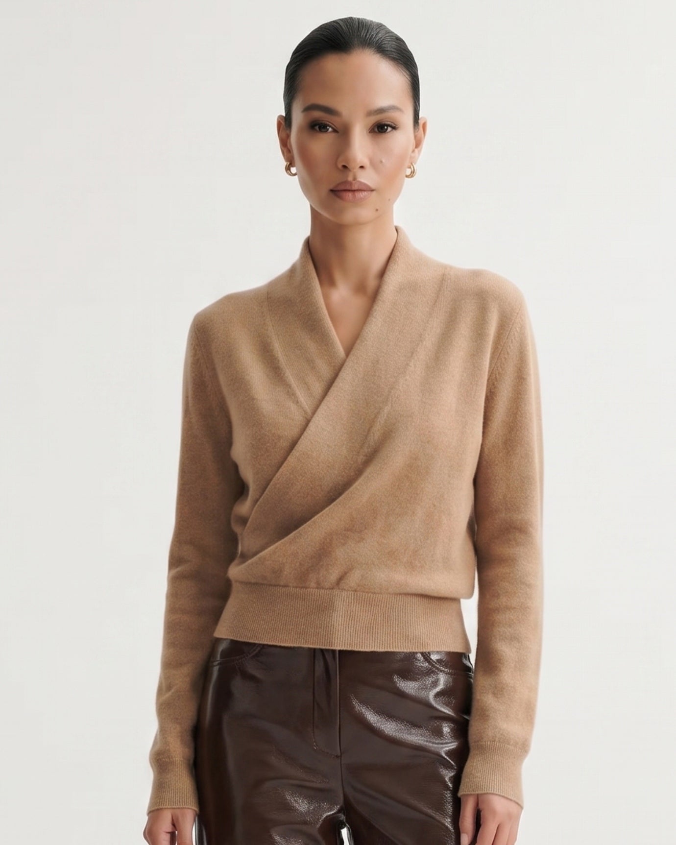 Sarah V Neck Cashmere Sweater