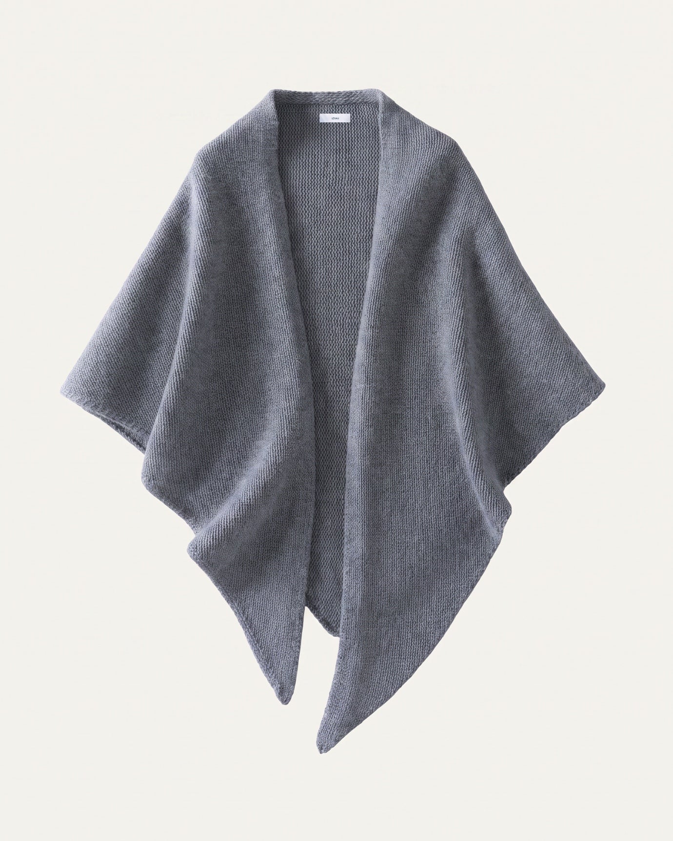 Kira Cashmere Thickened Knit Triangle Shawl