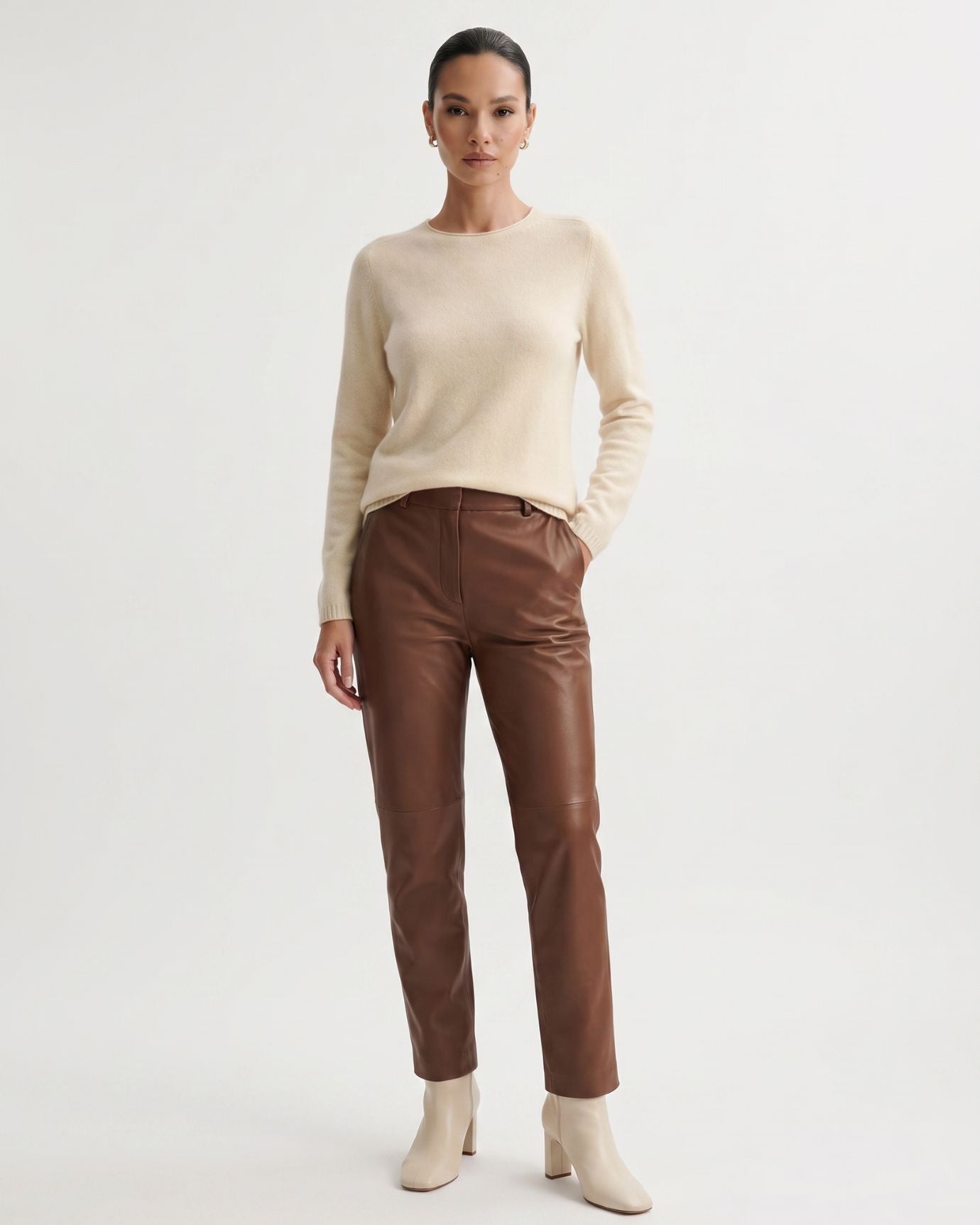 Olivia Short Sleeve Cashmere Polo