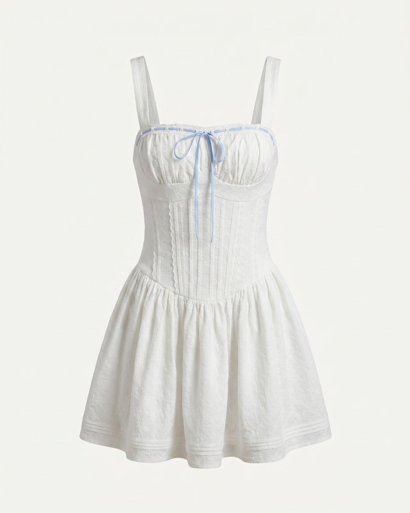 Kiara French White Lace Dress