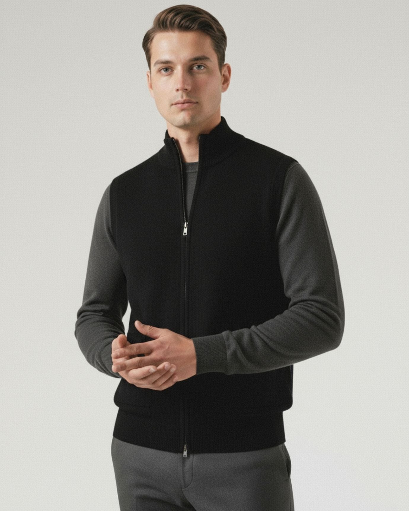 Wool Vest Zipper